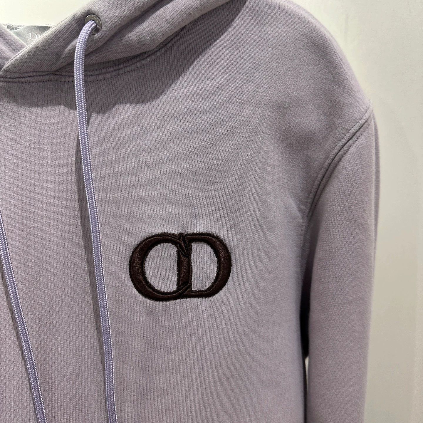 Dior Dior purple CD embroidered hoodie S cotton apr664 Size S / US 4 / IT 40 - 6 Thumbnail