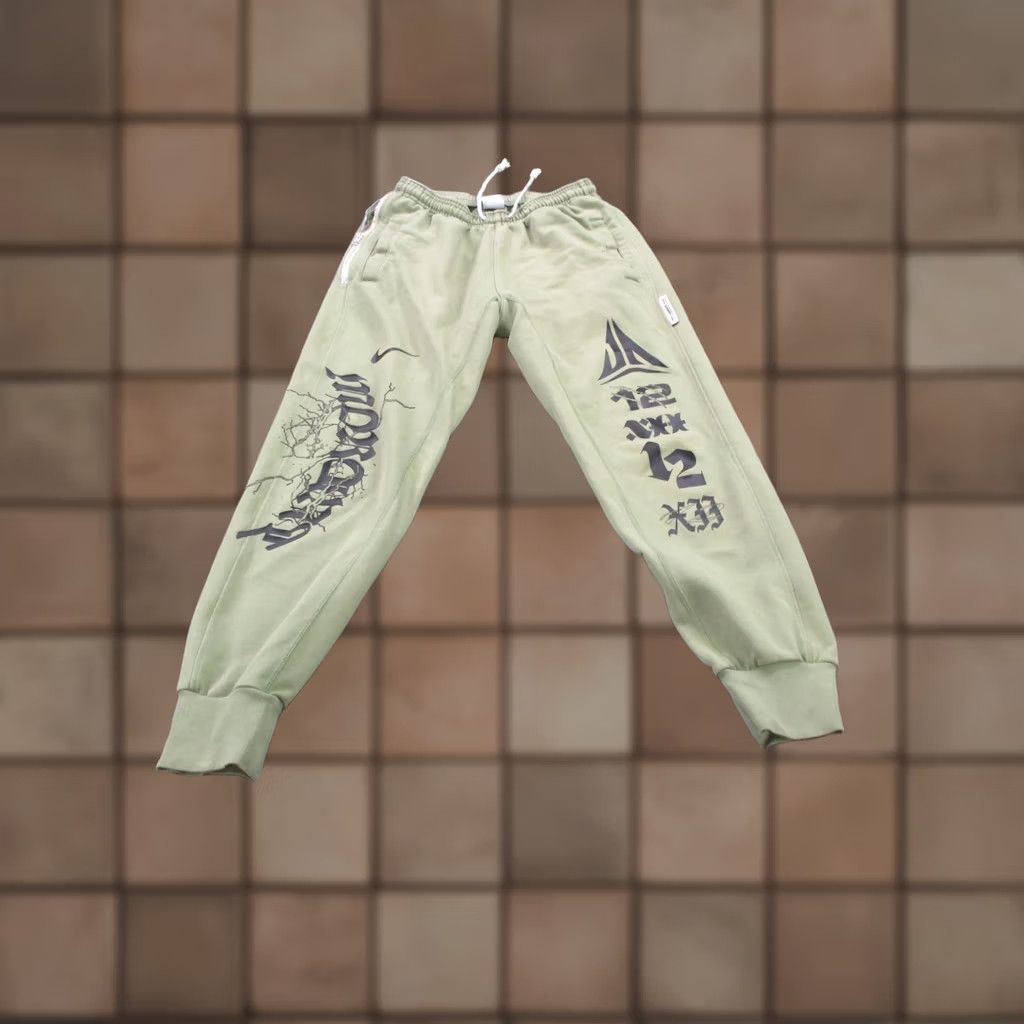 Nike Nike Dri-FIT Sweatpants Mens S Green Joggers Size US 29 - 1 Thumbnail