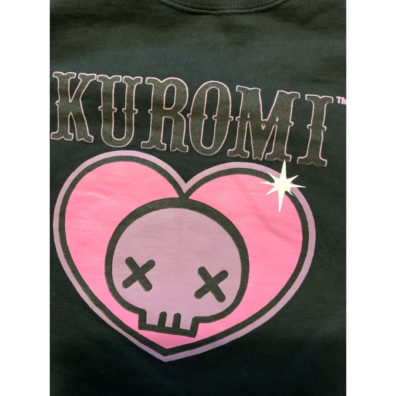 Vintage VINTAGE Kuromi By Sanrio BioWorld Anime Heart Skull Black Crewneck Sweatshirt Sz. L Unisex Adults Large Size Size US L / EU 52-54 / 3 - 7 Thumbnail