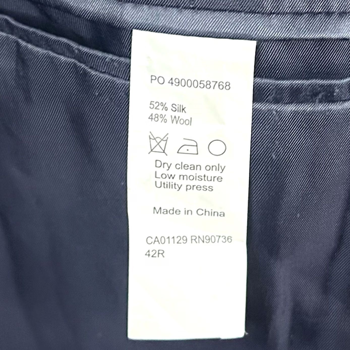Calvin Klein Calvin Klein Sport Coat Silk Wool Blend Blue 42R Two-Button Lined Double-Vented Wool Silk 2 Piece Mens Regular Jacket Coat Size US XS / EU 42 / 0 - 4 Thumbnail