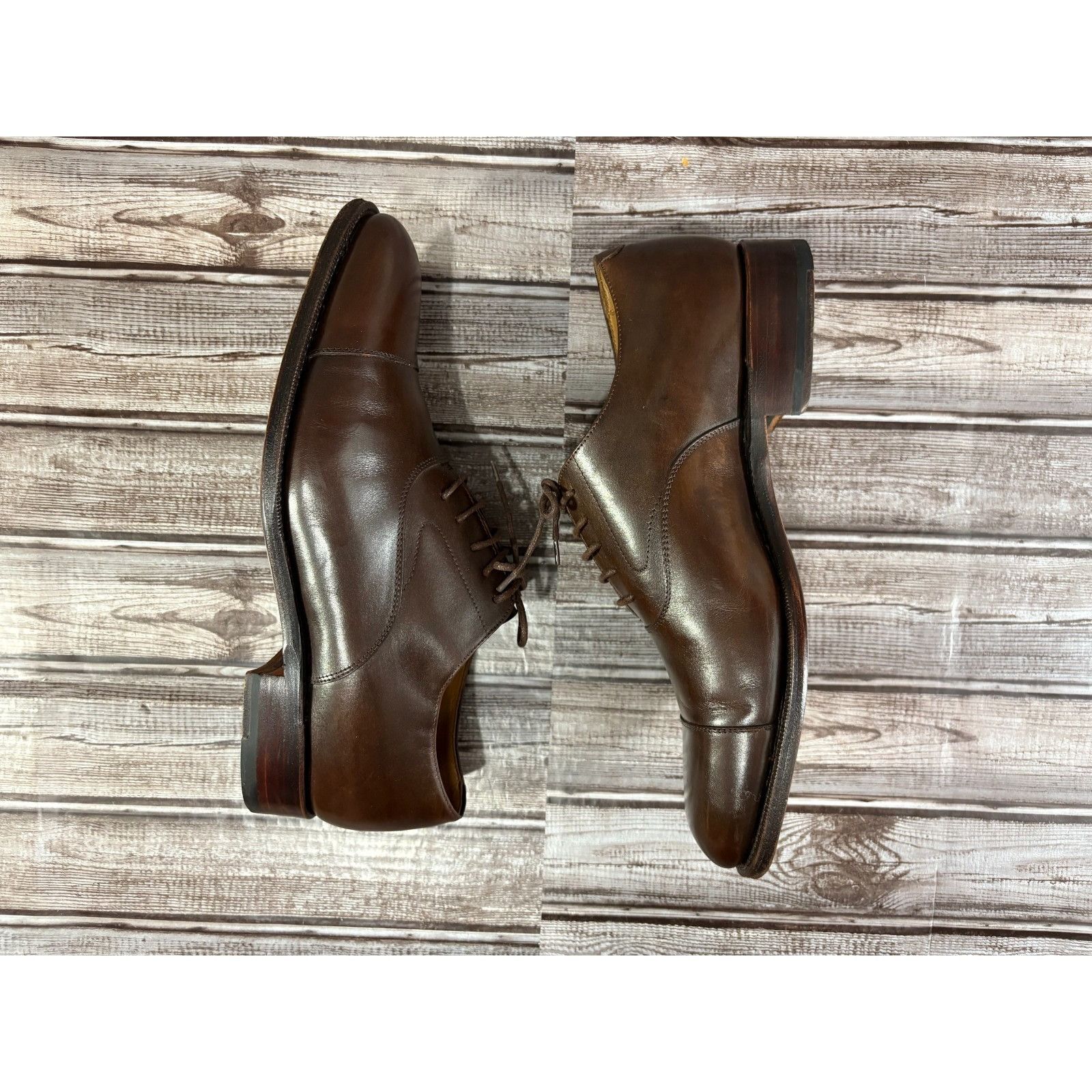 Meermin Meermin Calf leather Oxford dress shoes sz 8.5 color brown 1 Size US 8.5 / EU 41-42 - 4 Thumbnail