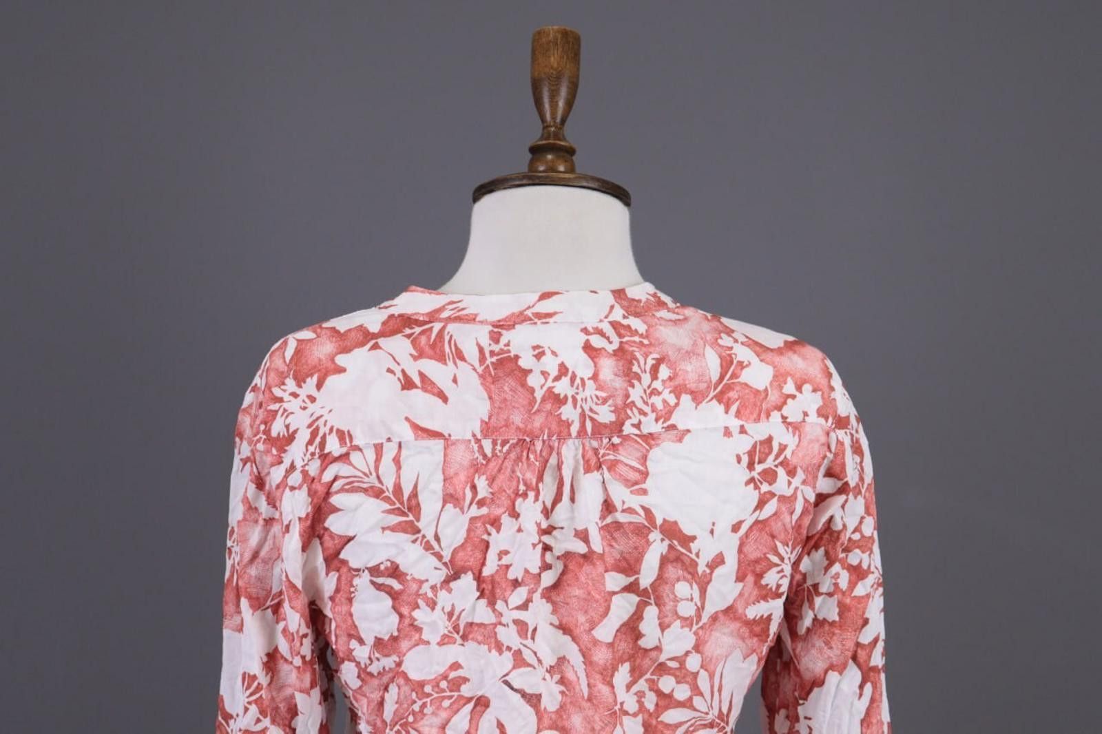 Designer Emily Van Den Bergh Multicolor Floral Henley Shirt Size 38 Size M / US 6-8 / IT 42-44 - 11 Thumbnail