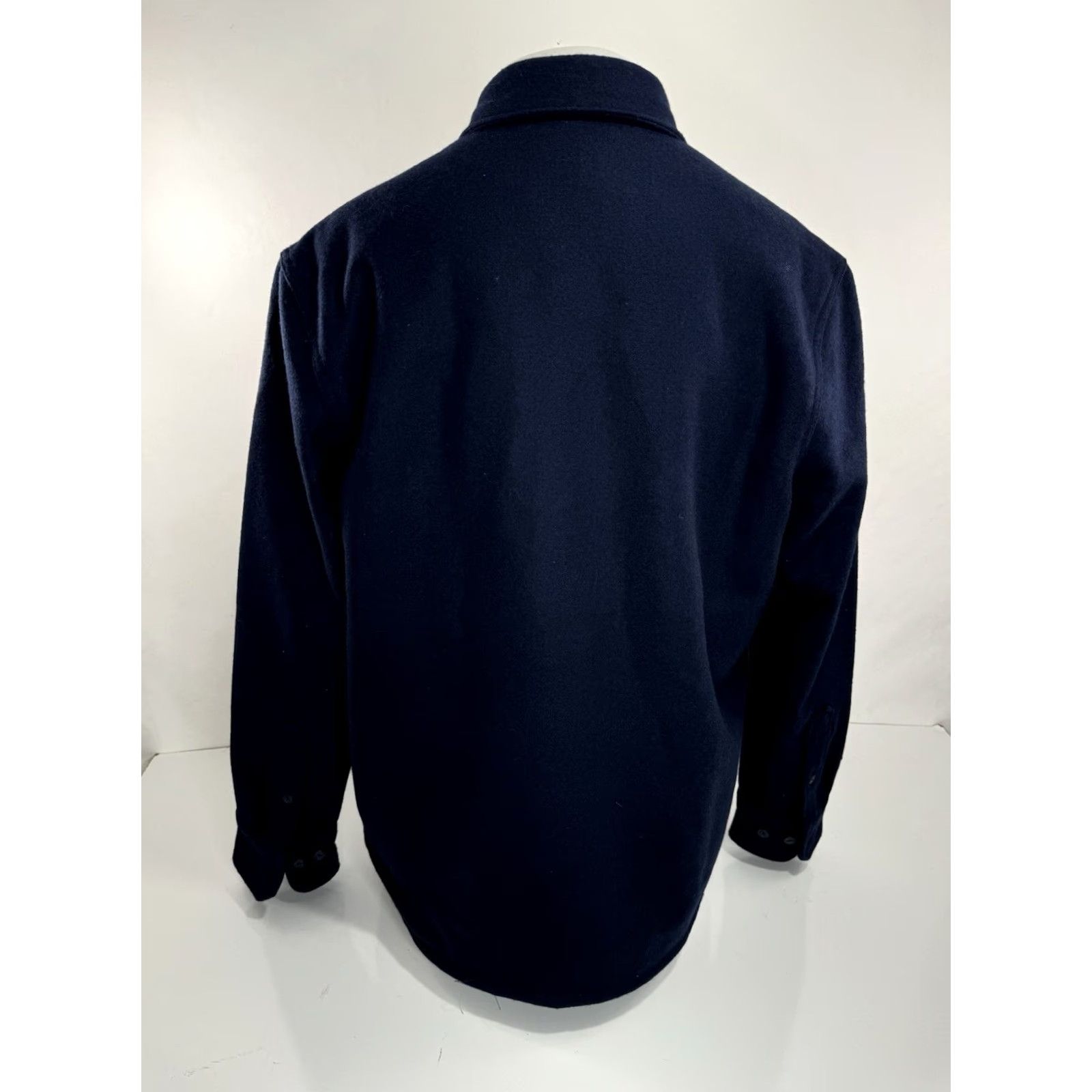 Nordstrom NORDSTROM Wool High Pile Sherpa Fur Lined Ranch Field Mens L Jacket MINT - Blue - L - Wool Blend - Fur Lining - Ranch Style - Jacket - Men Size US L / EU 52-54 / 3 - 3 Thumbnail