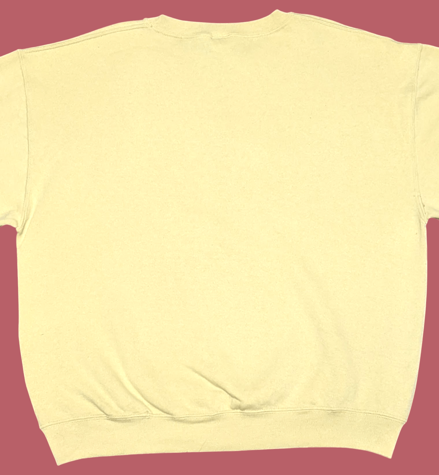 Russell Athletic × Vintage Vintage 90s Russell Athletic Mustard Blank Sweatshirt Size US L / EU 52-54 / 3 - 4 Thumbnail