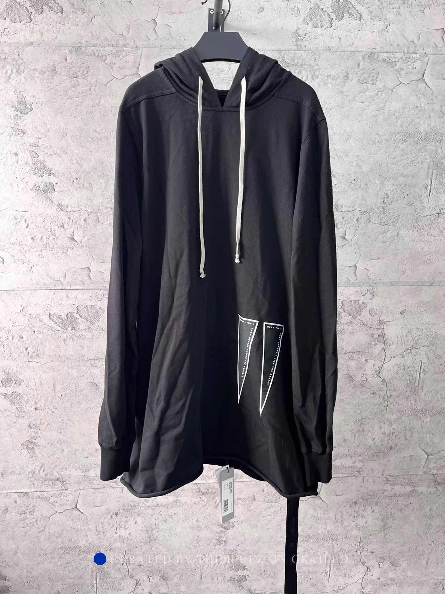 Rick Owens Cozy Black Hoodie with Unique Design Size US M / EU 48-50 / 2 - 1 Thumbnail
