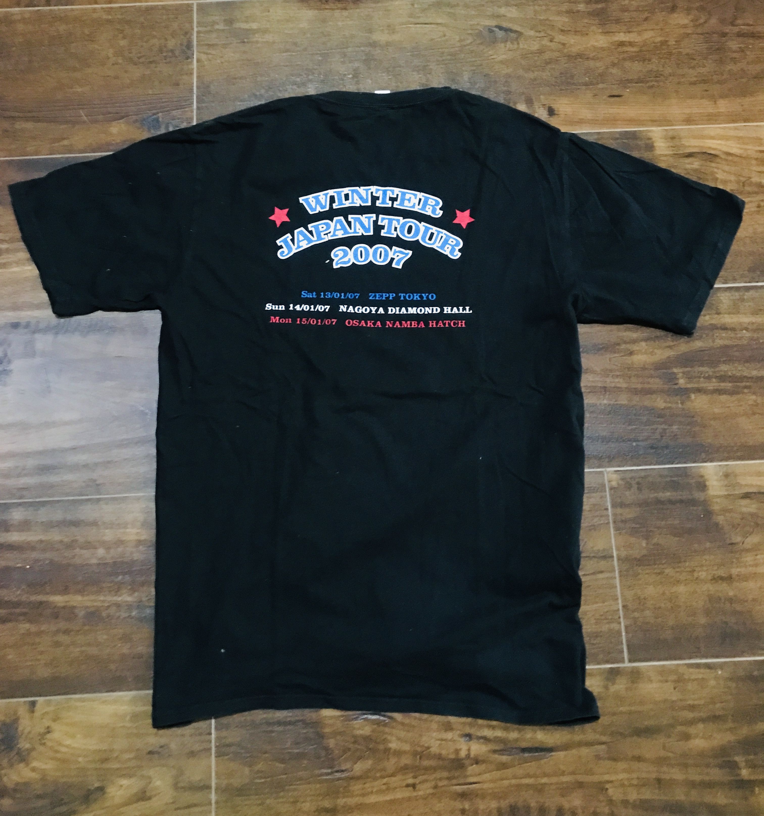 Band Tees Vintage Y2K The Killers Band T Shirt Winter Japan Tour 2007 Size US L / EU 52-54 / 3 - 3 Thumbnail