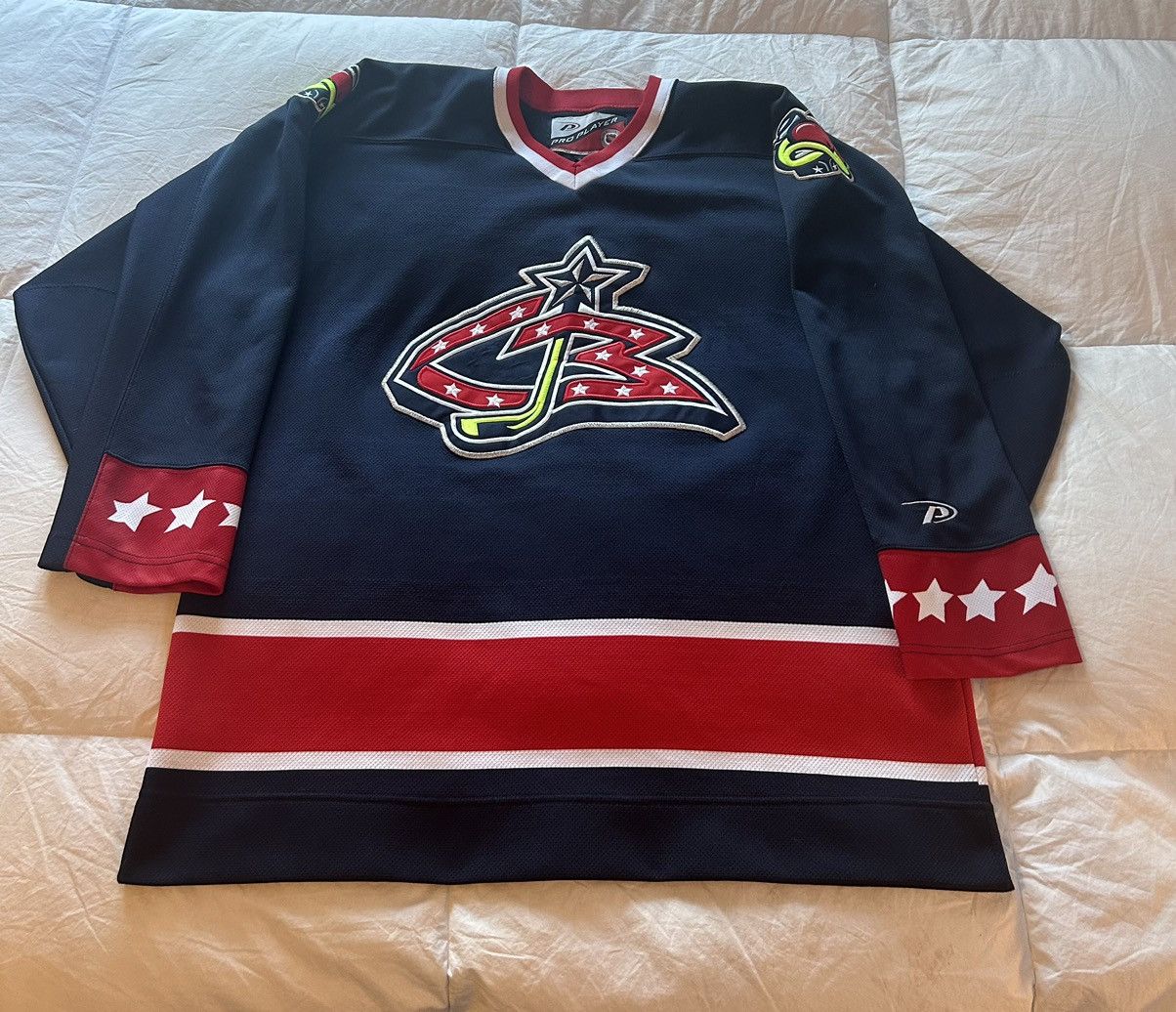 Columbus blue jackets vintage jersey on sale