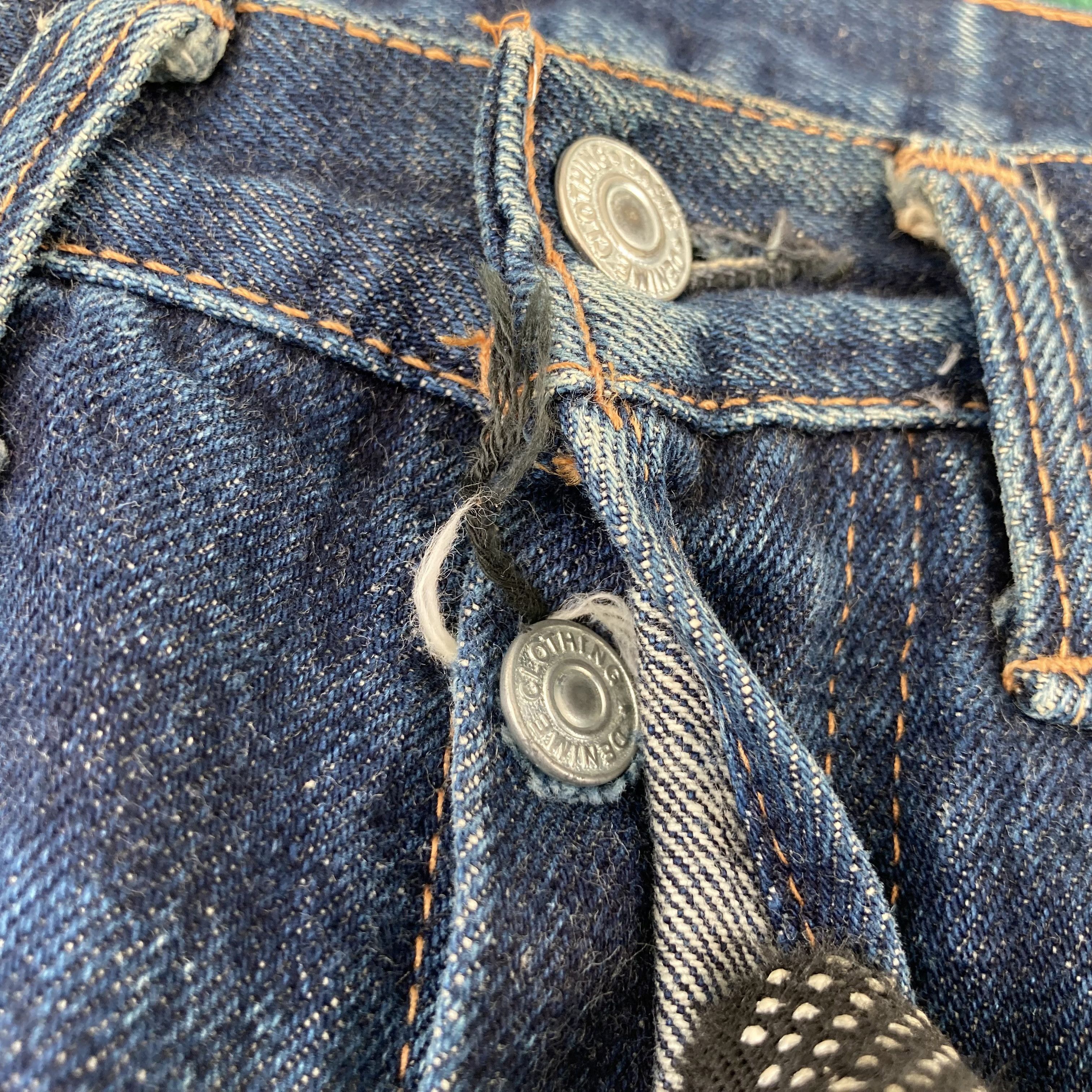 Denime 29x30.5 Vintage Denime Selvedge Honeycombs Osaka Denim Jeans Size US 29 - 5 Thumbnail