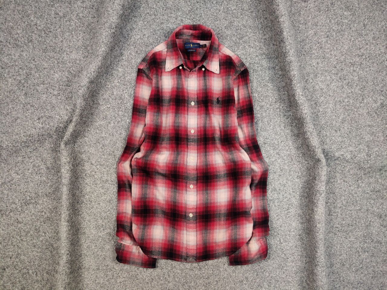 Polo Ralph Lauren Vintage Polo Ralph Lauren Perfect checkered Flannel Shirt Size US L / EU 52-54 / 3 - 2 Thumbnail