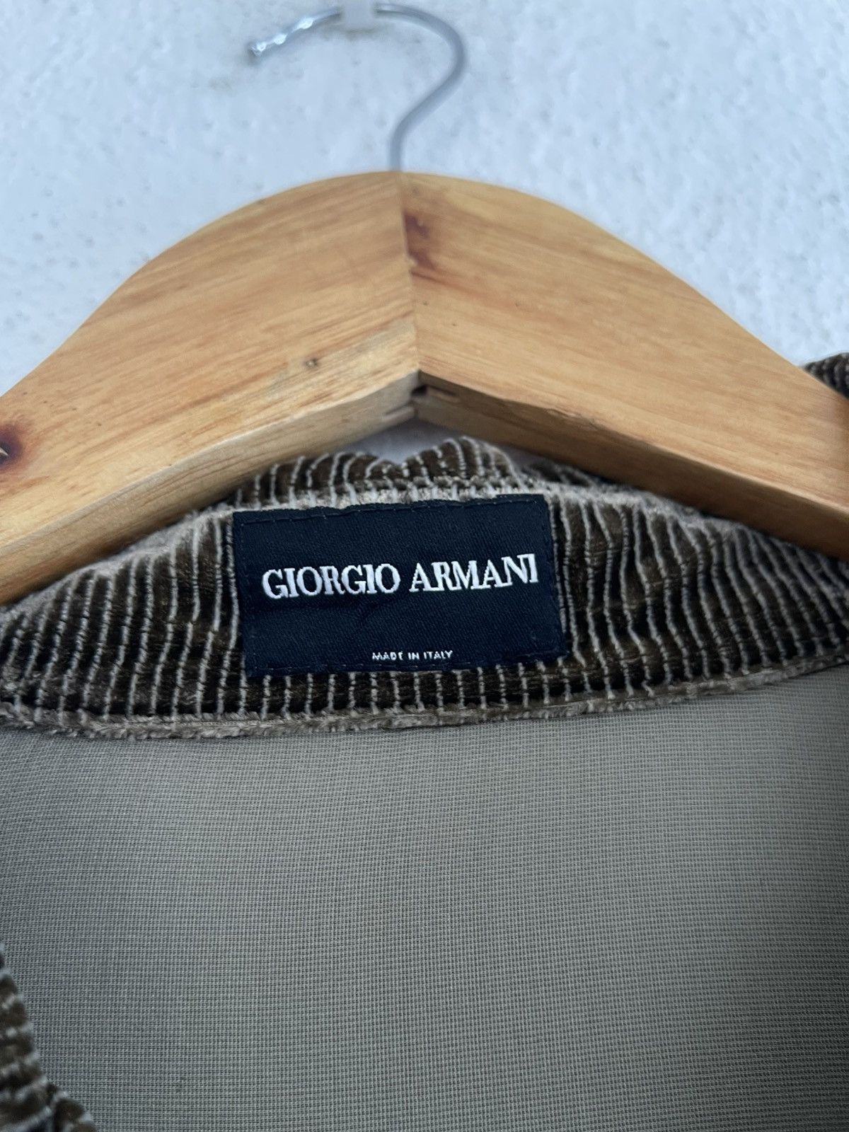 Giorgio Armani Giorgio Armani Corduroy Shimmer Button Shirt Size US L / EU 52-54 / 3 - 7 Thumbnail