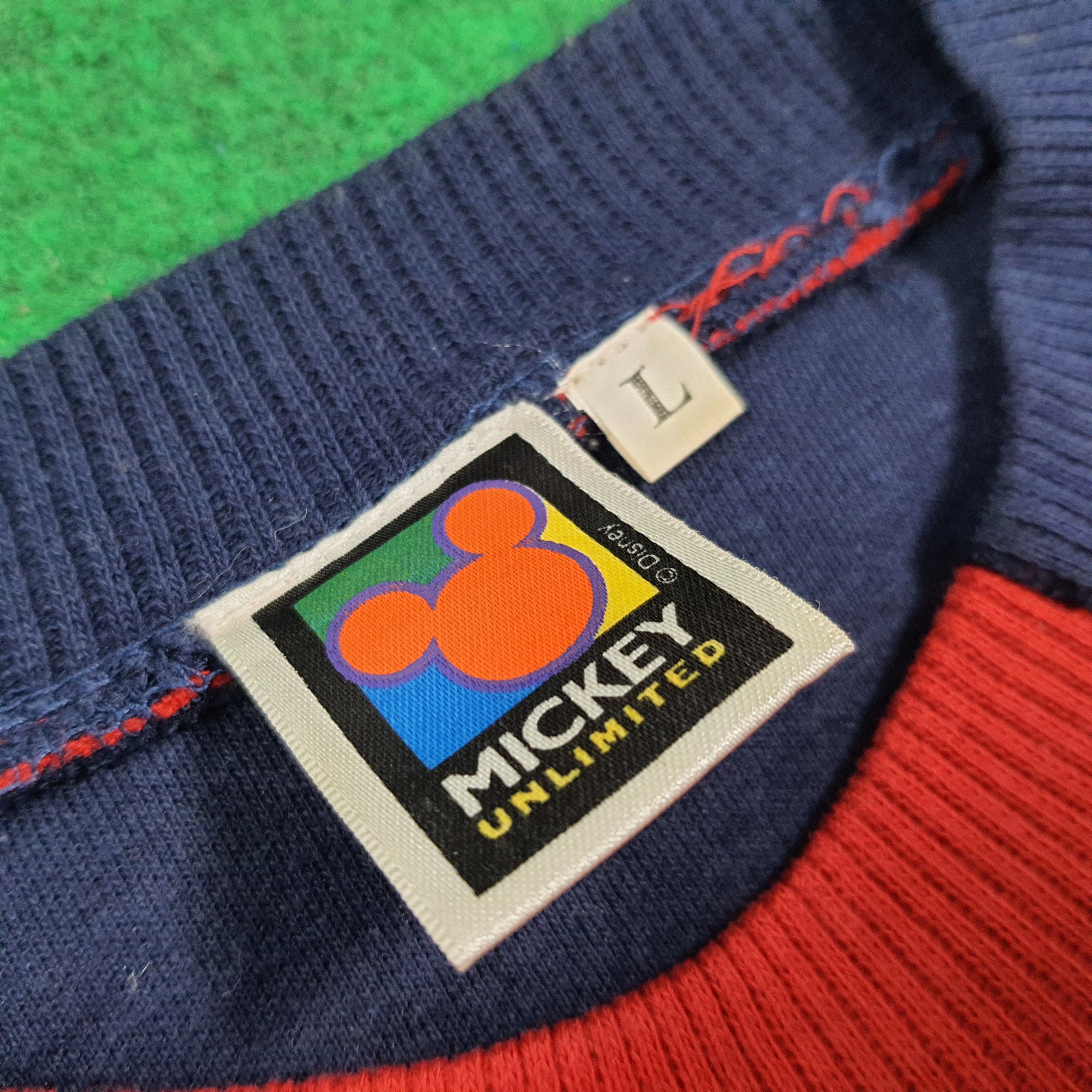 Mickey Unlimited Vintage 90s Disney Mickey Mouse Sweatshirt C279N6 Size US M / EU 48-50 / 2 - 5 Thumbnail