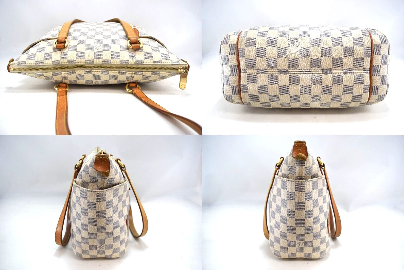 Louis Vuitton Auth Louis Vuitton Totally PM Tote Bag Azur Canvas N51261 Size ONE SIZE - 6 Thumbnail