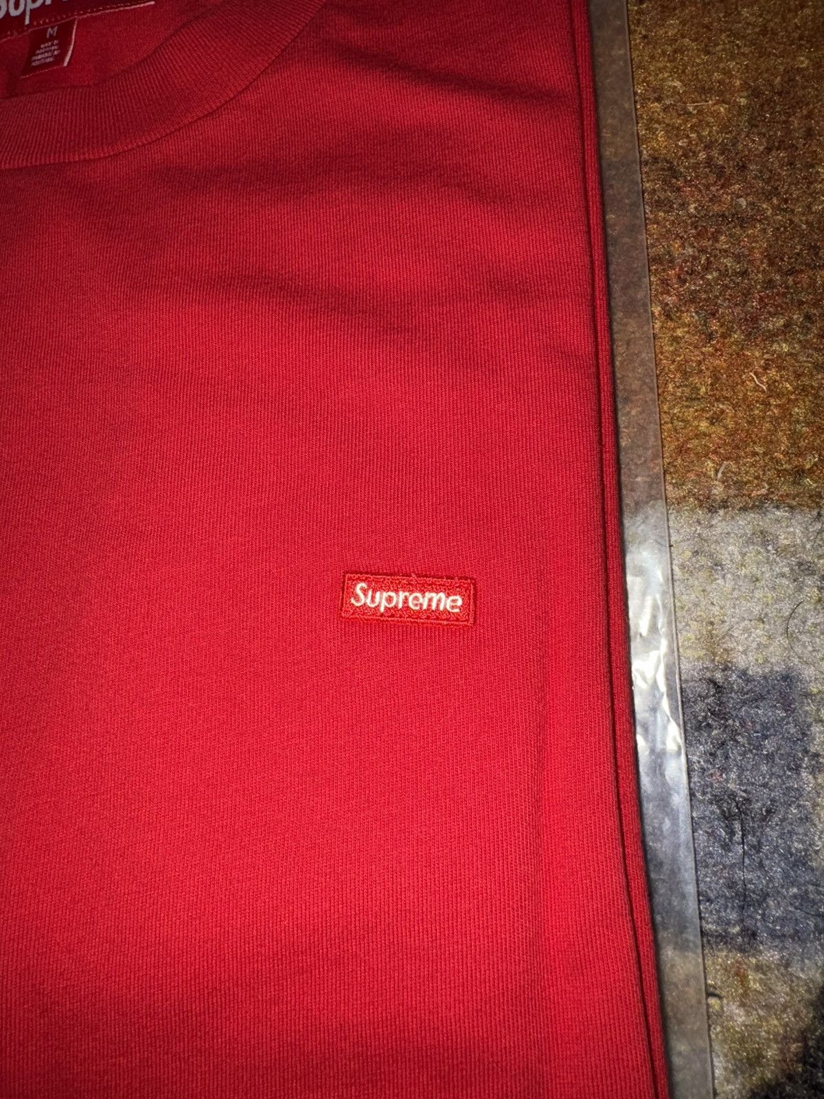Supreme Supreme Small Box L/S Tee Red Size US M / EU 48-50 / 2 - 2 Thumbnail