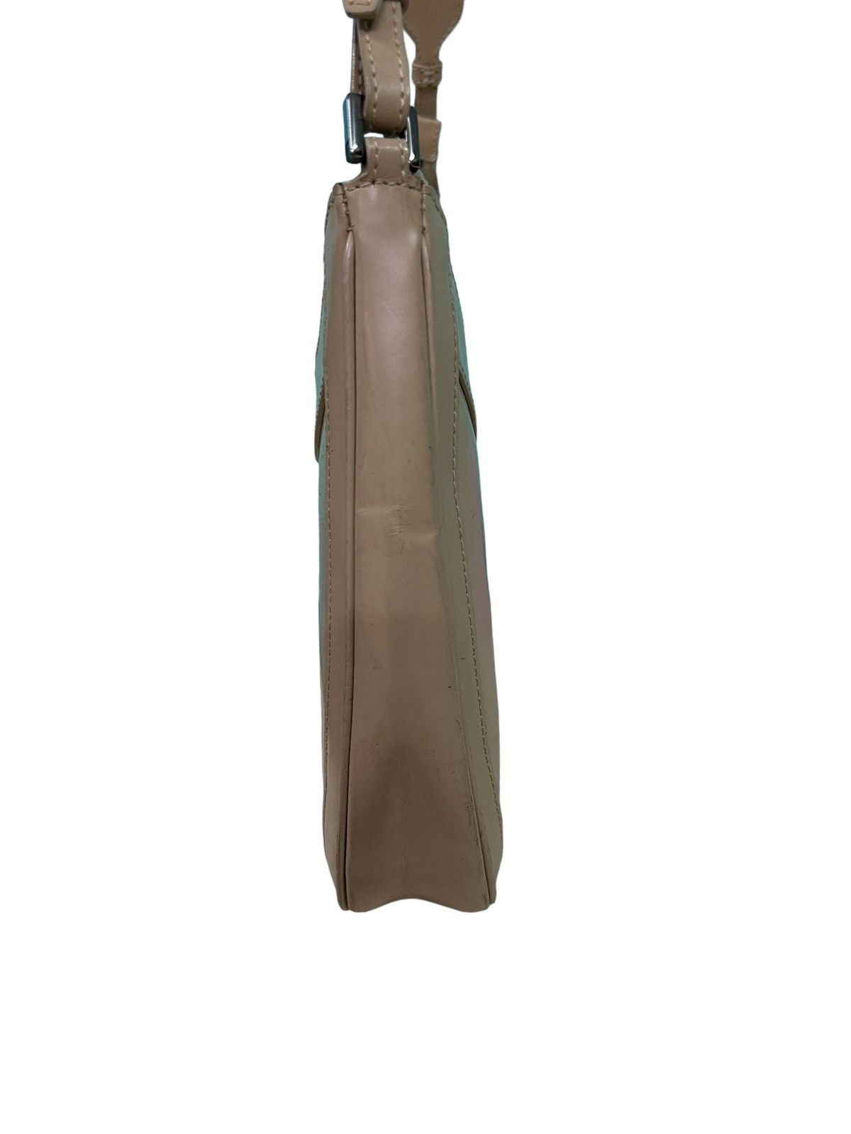 Gucci AUTHENTIC GUCCI BEIGE PATENT LEATHER JACKIE SHOULDER BAG Size ONE SIZE - 13 Thumbnail