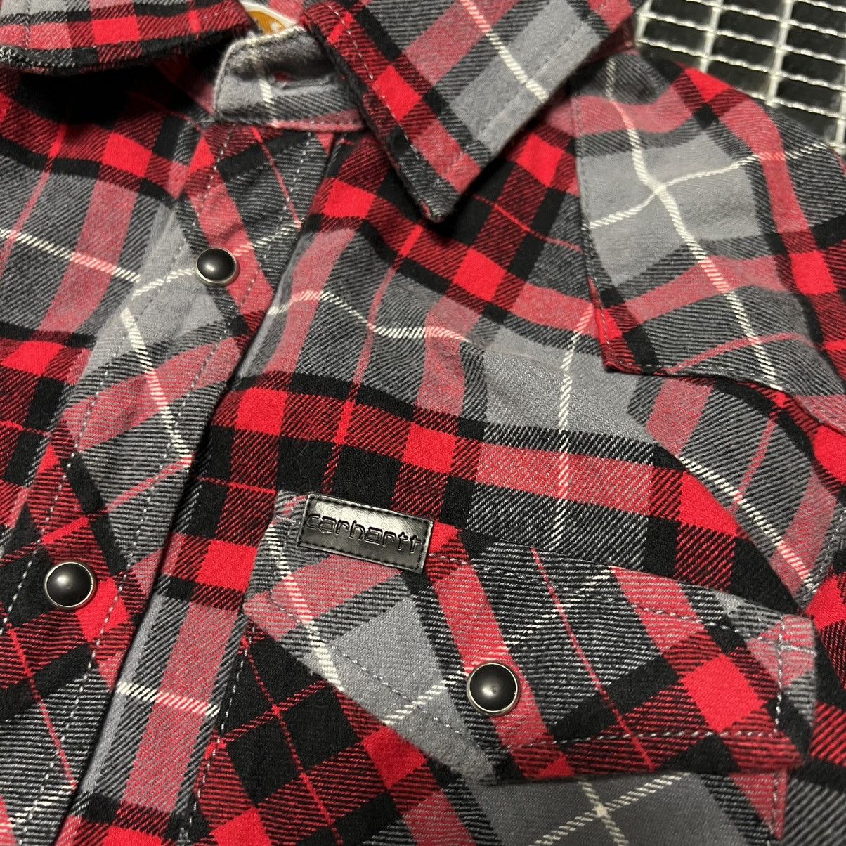 Carhartt Carhartt Workwear Flannel Heater Size 36S - 3 Thumbnail