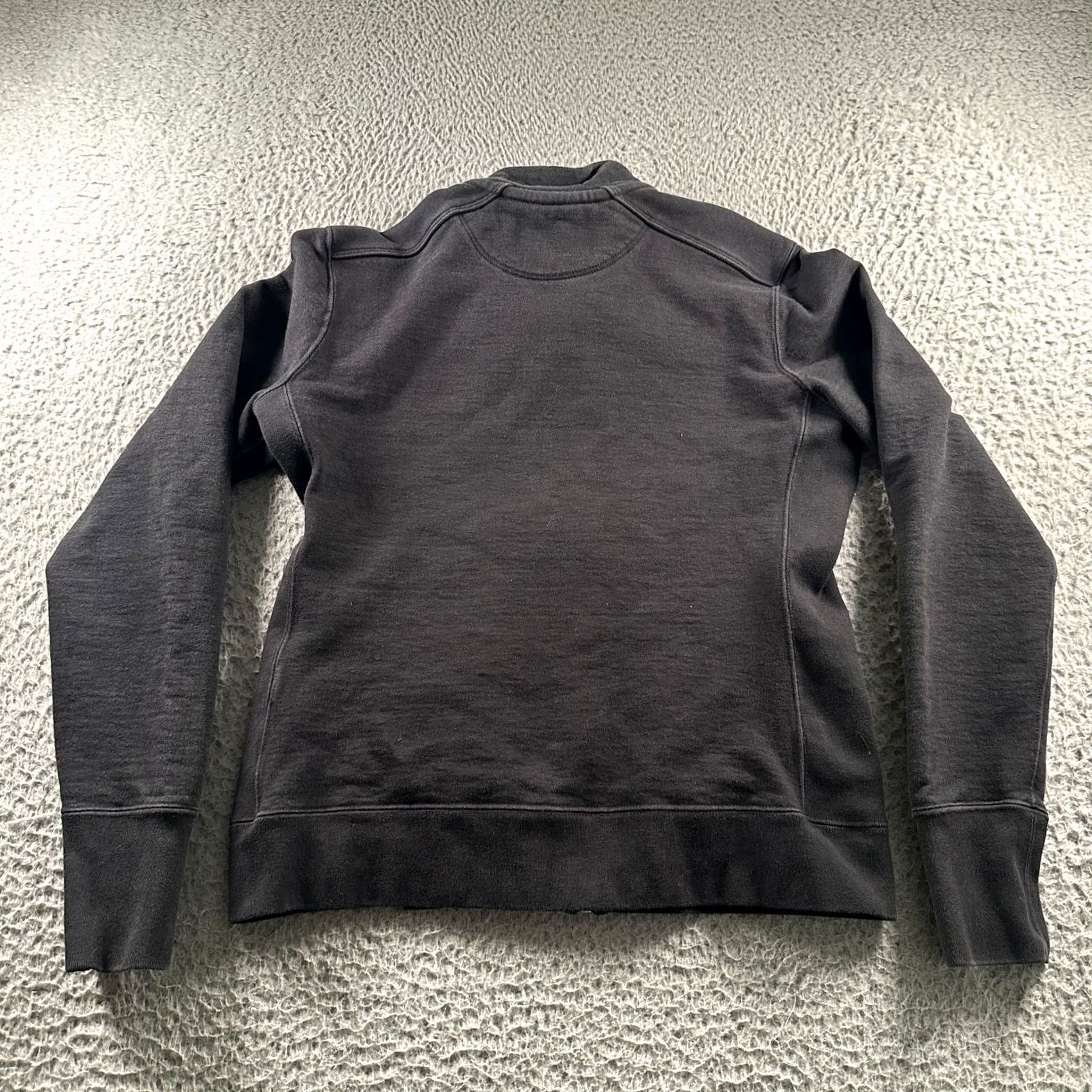 Vintage VINTAGE American Giant Jacket Womens M Black Full Zip Cotton Sweatshirt Heavyweight Size M / US 6-8 / IT 42-44 - 6 Thumbnail
