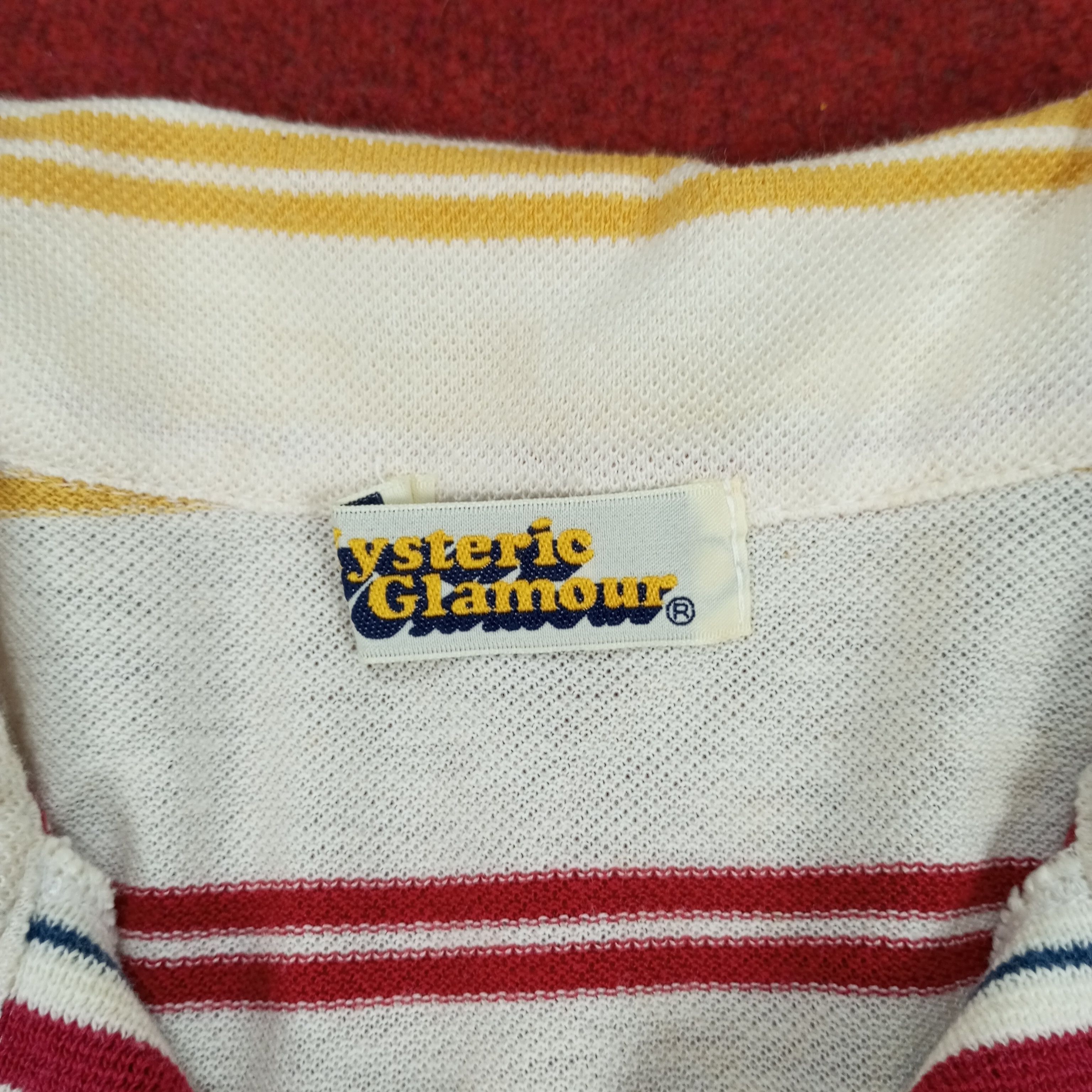 Hysteric Glamour × Japanese Brand × Vintage Hysteric Glamour Japanese Brand Custom Art Long Sleeve Polos Size XS / US 0-2 / IT 36-38 - 6 Thumbnail