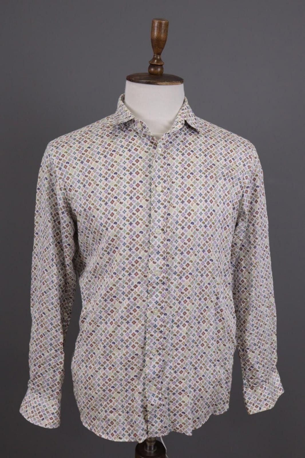 Etro Etro Milano White Paisley Button Down Shirt Size 41 Size US M / EU 48-50 / 2 - 1 Thumbnail