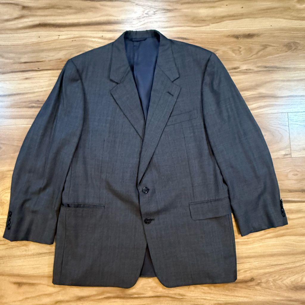 No Fear Hickey Freeman Men’s 46R Loro Piana Super 120s Blazer Size 46R - 1 Thumbnail