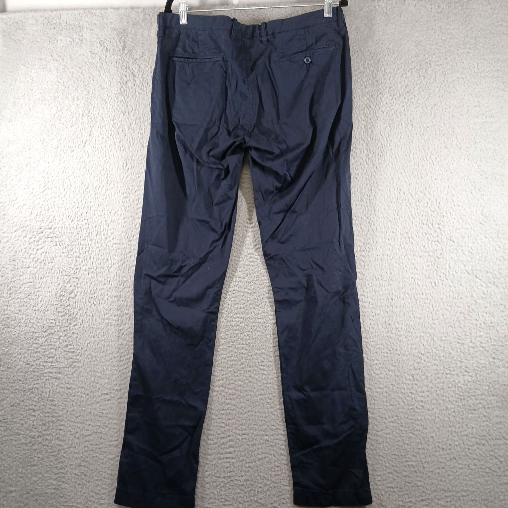 J.Crew J. Crew Stretch Chino Pants Slim Fit Navy Blue 32x34 Men Casual Workwear Chino Slim Fit Pockets Zipper Button Logo Size US 32 / EU 48 - 3 Thumbnail