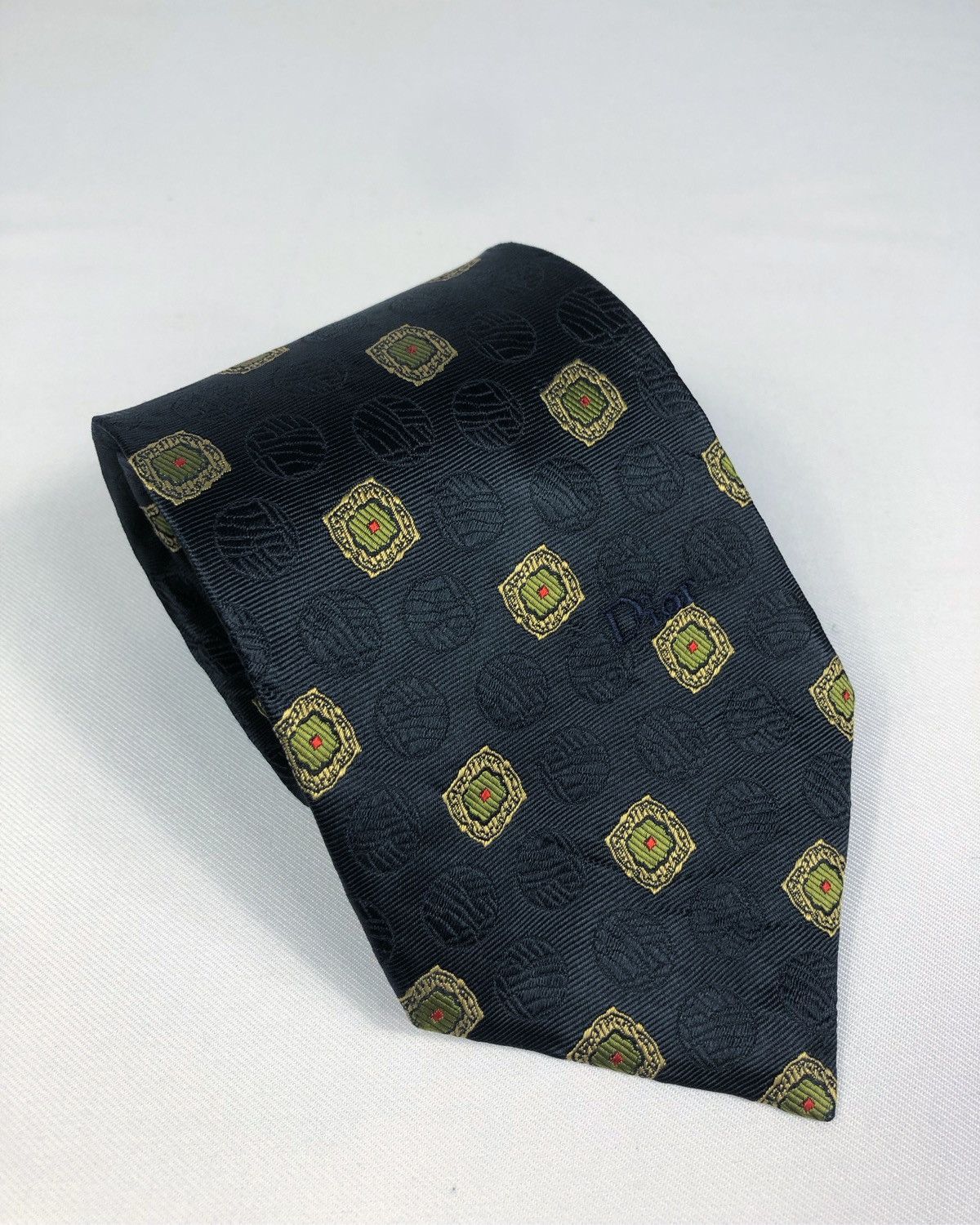 Christian Dior Monsieur Rare Vintage Christian Dior Monsieur Silk Tie Size ONE SIZE - 1 Thumbnail