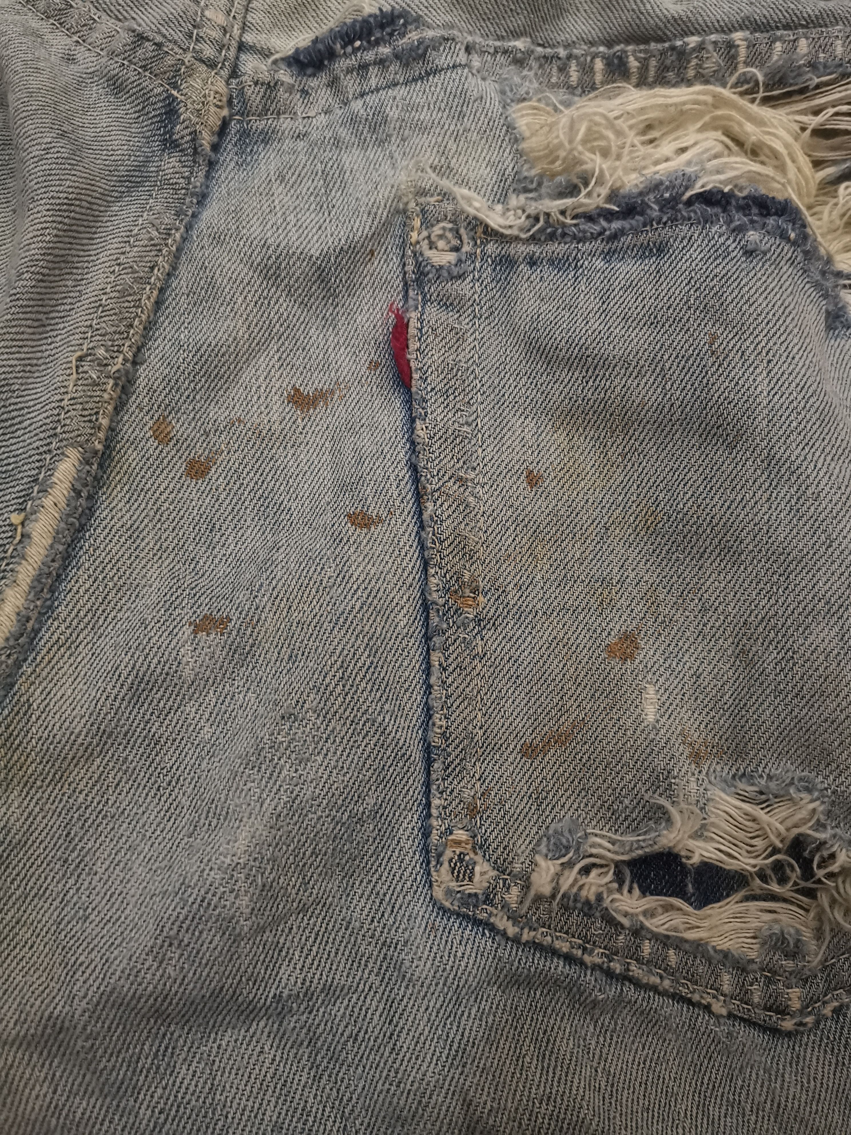 Levi's 50s Vtg Levis 501XX Stamped '... ' Button Hidden Rivets Size US 33 - 7 Thumbnail