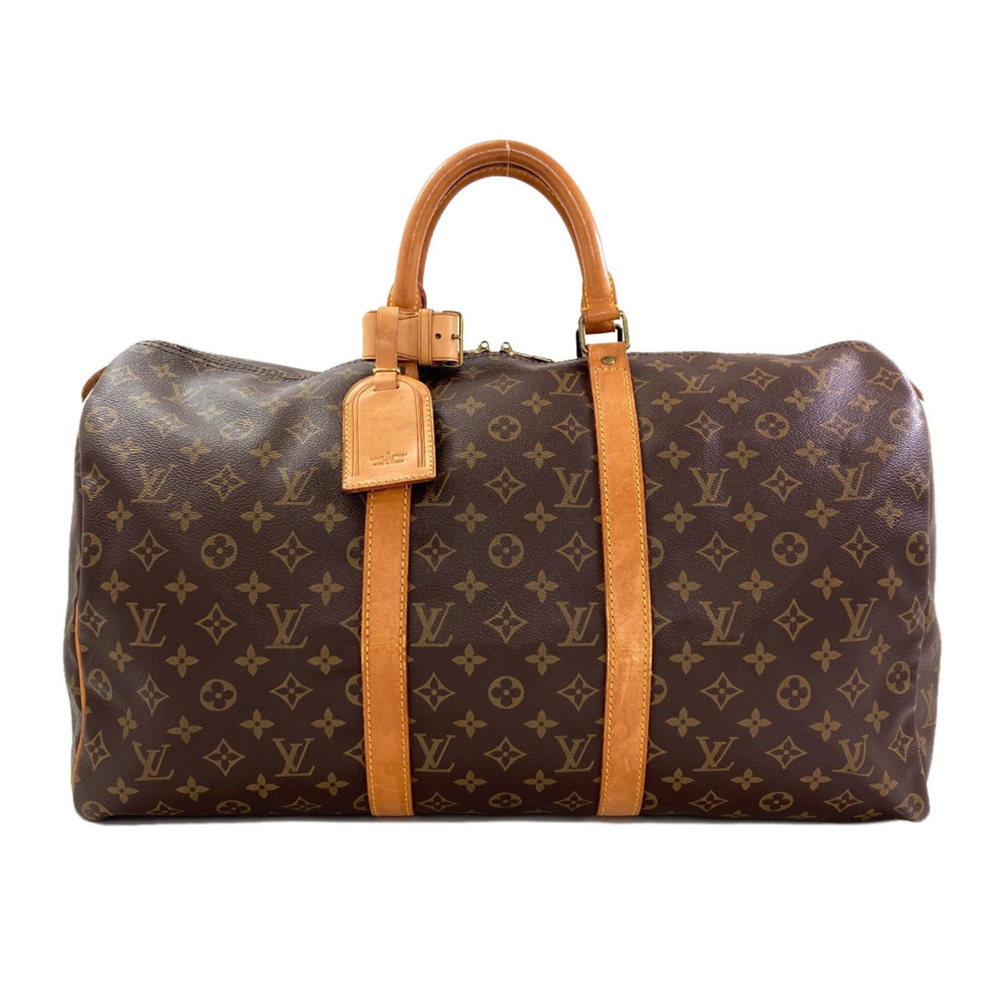 Louis Vuitton Louis Vuitton M41416 Keepall 50 Boston Bag, Monogram Canvas, Women's Size ONE SIZE - 1 Thumbnail