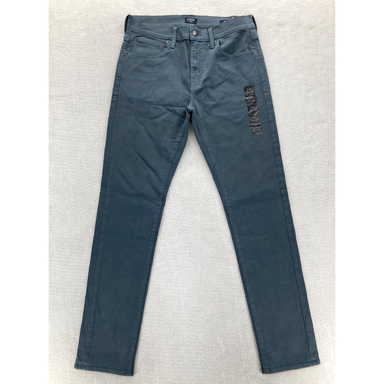 J.Crew J.CREW Slim fit Garment Dyed Five Pocket Pants Mens 30x32 Blue Gray Stretch NWT Pants Mens Slim fit Five Pocket Blue Gray NWT Size US 30 / EU 46 - 2 Thumbnail