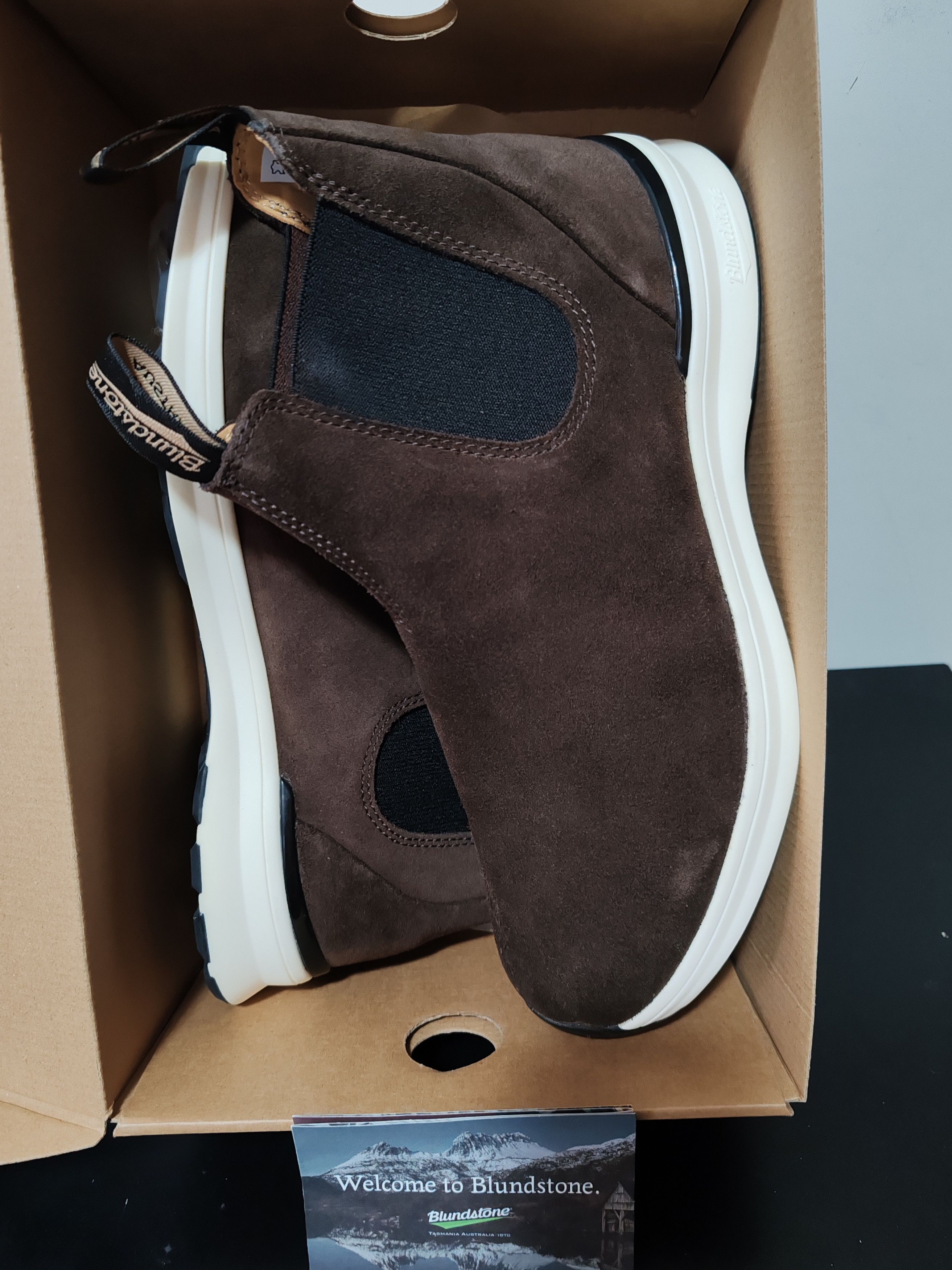 Blundstone Botte Blundstone Active Brown Leather #2334 Poudré Tg:43 Size US 10.5 / EU 43-44 - 9 Thumbnail