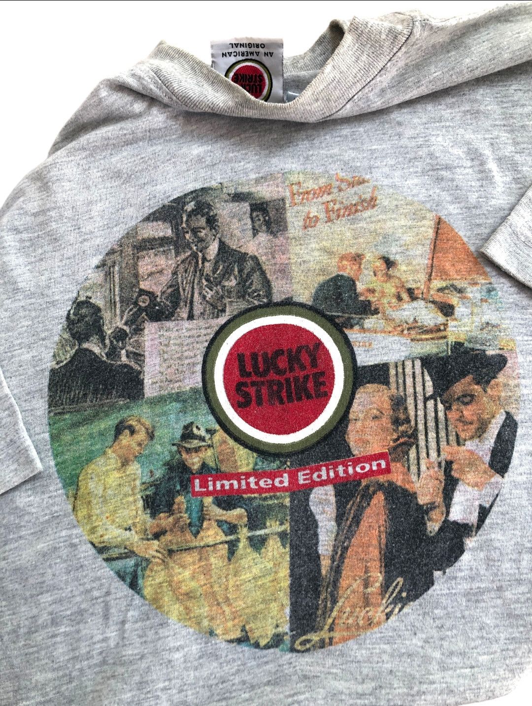 Vintage Rare Vintage Lucky Strike 90s Classic Ads Promo Tshirts Size US L / EU 52-54 / 3 - 5 Thumbnail