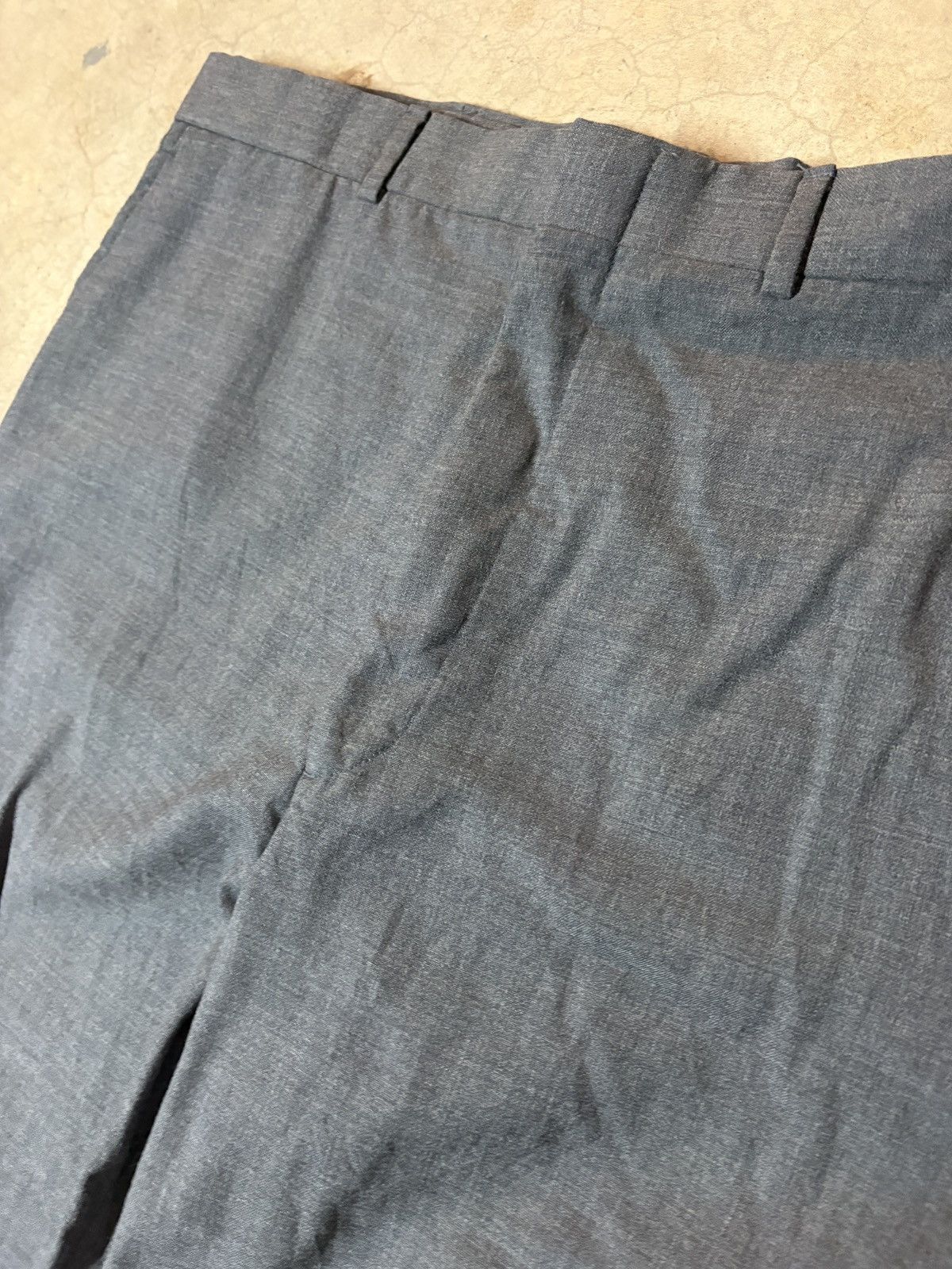 Lands' End Vintage 90’s Lands’ End Wool Slacks Pants Gray Made In USA Size US 38 / EU 54 - 2 Thumbnail