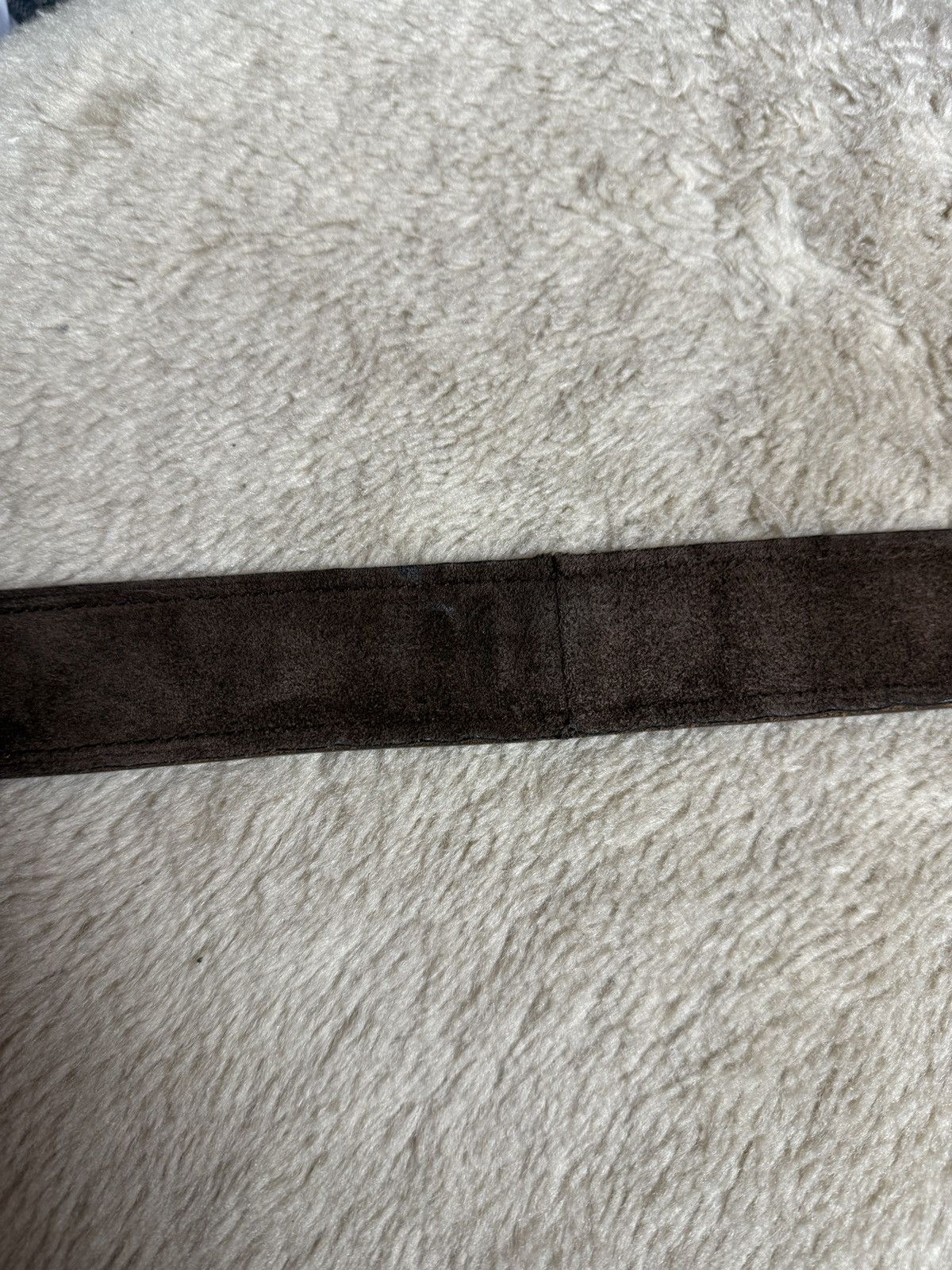 Prada PRADA Leather Metal Logo Belt y2k Size ONE SIZE - 9 Thumbnail