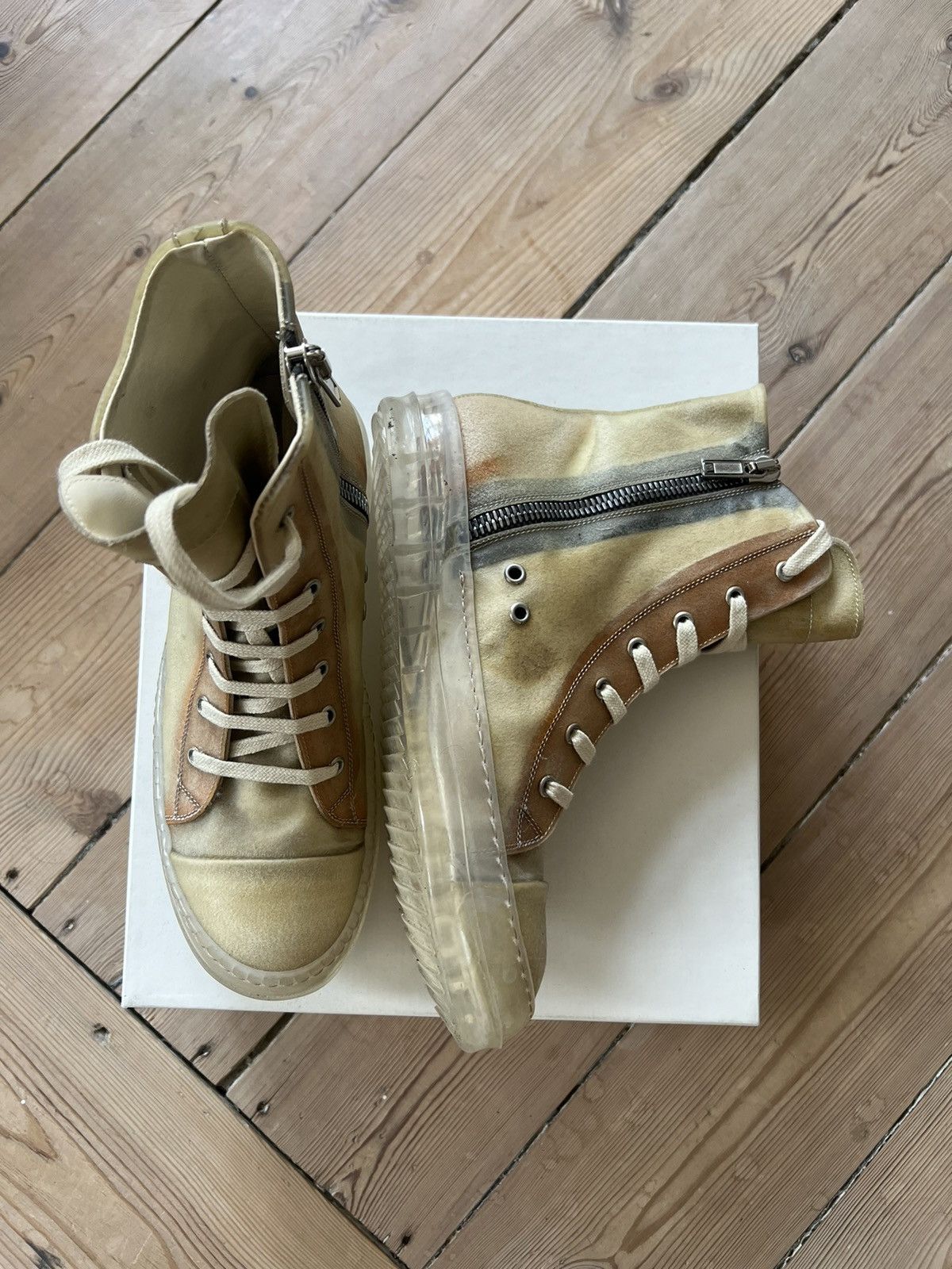Rare Sample Rick Owens Apparition Leather Ramones