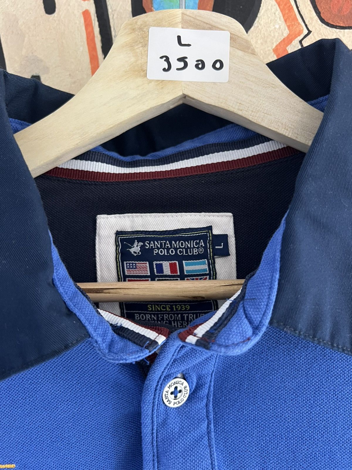 Vintage Vintage Santa Monica Polo Size US L / EU 52-54 / 3 - 3 Thumbnail