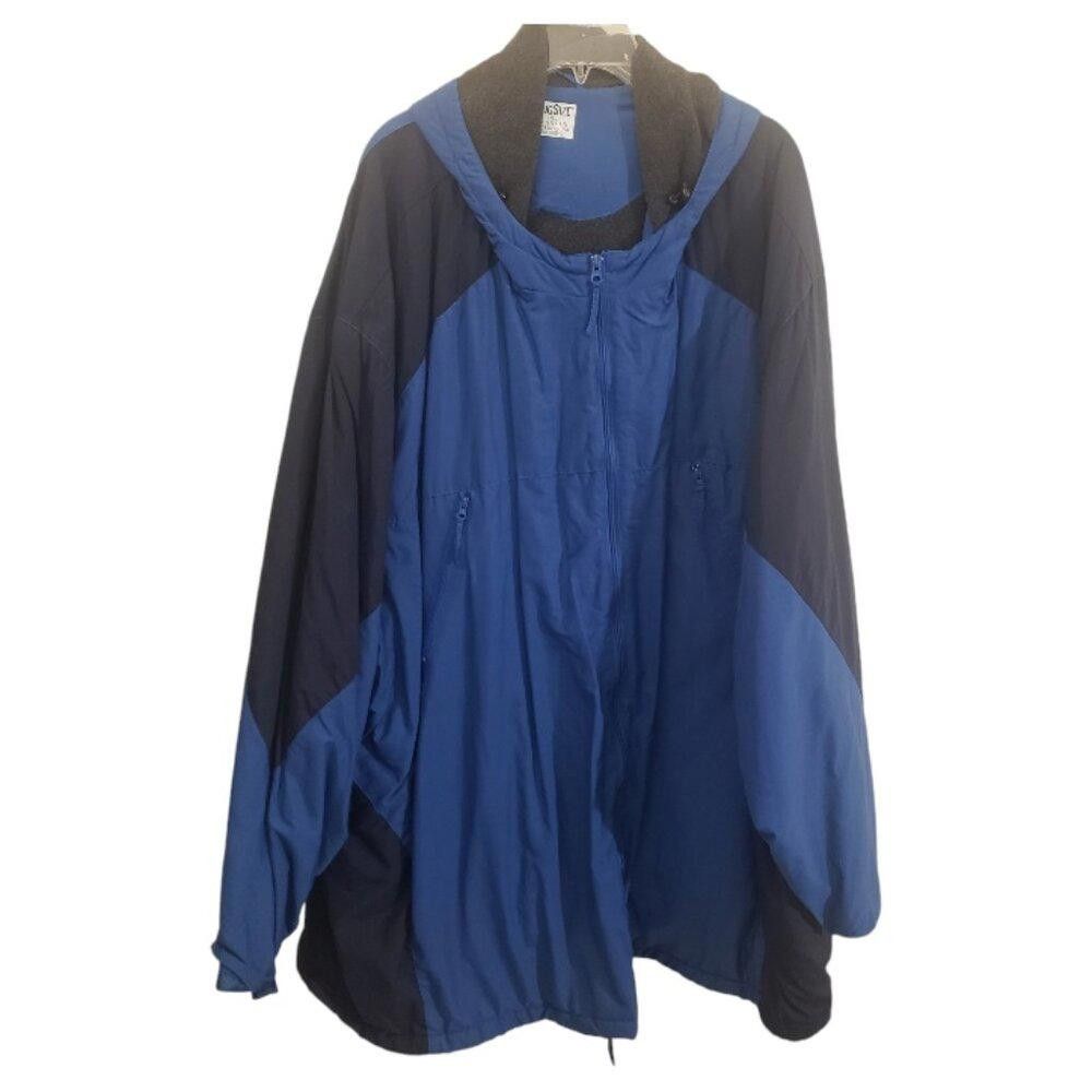 Designer CT1874 King Size Blue Fleece Lined Jacket with Hood 7XL Size US XXL / EU 58 / 5 - 1 Thumbnail