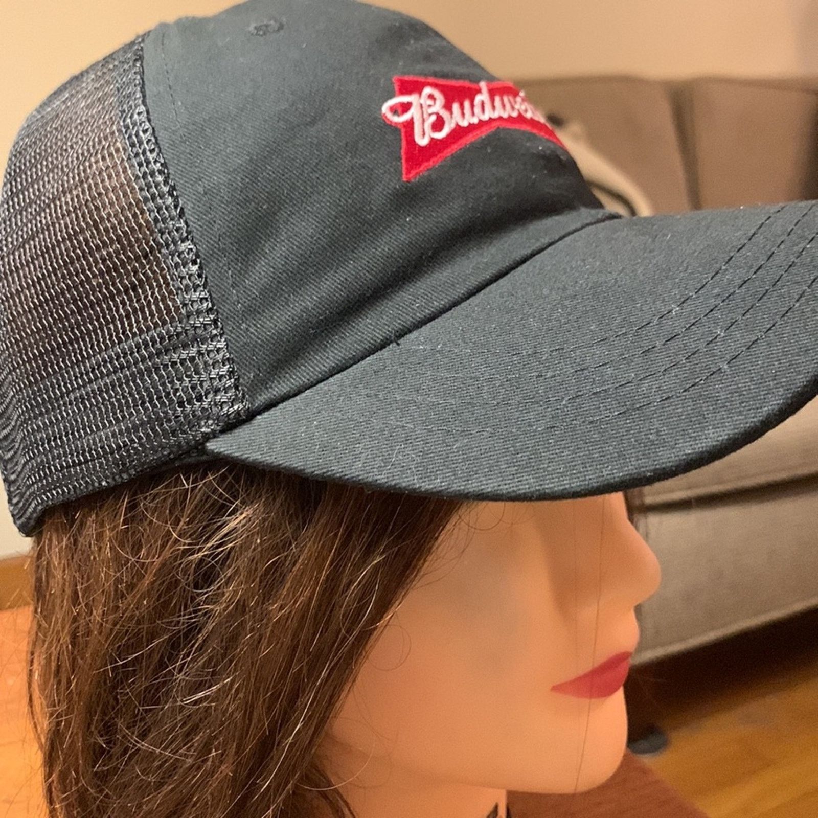 Vintage Budweiser Trucker Hat Baseball Hat Csp Size ONE SIZE - 6 Thumbnail