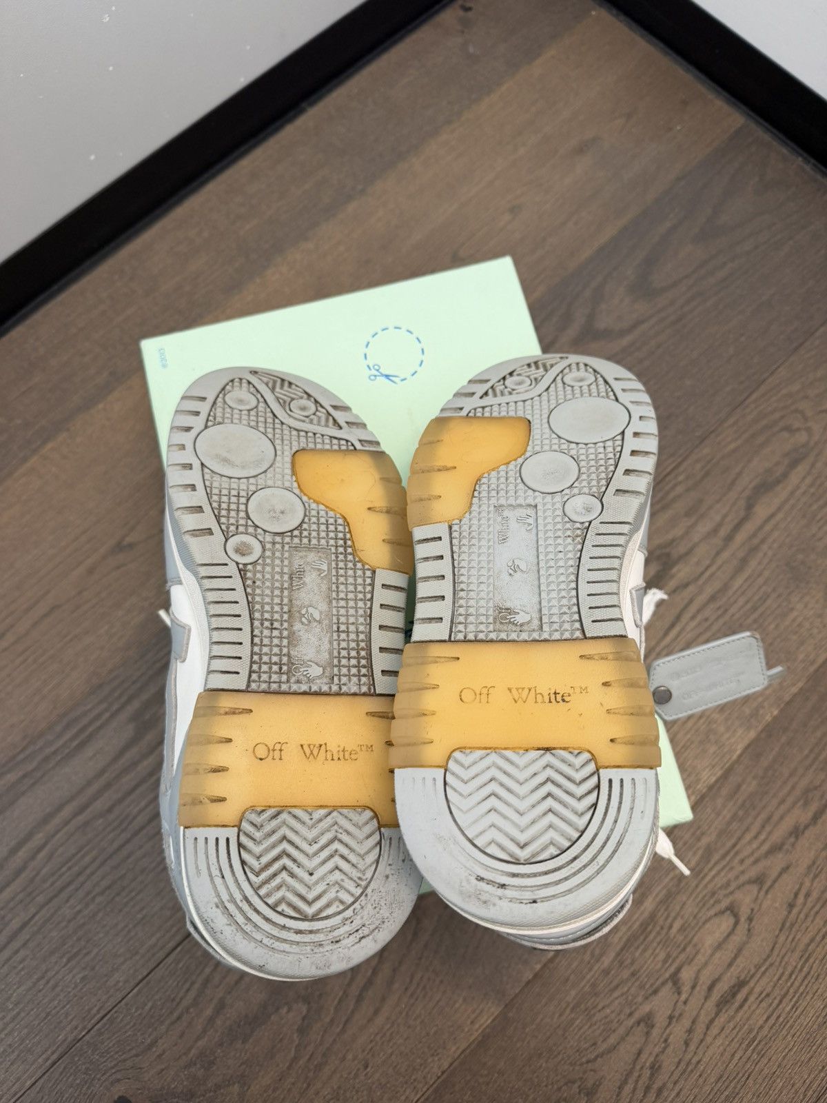 Off-White Off white Out Of Office Gray Size US 11 / EU 44 - 9 Thumbnail