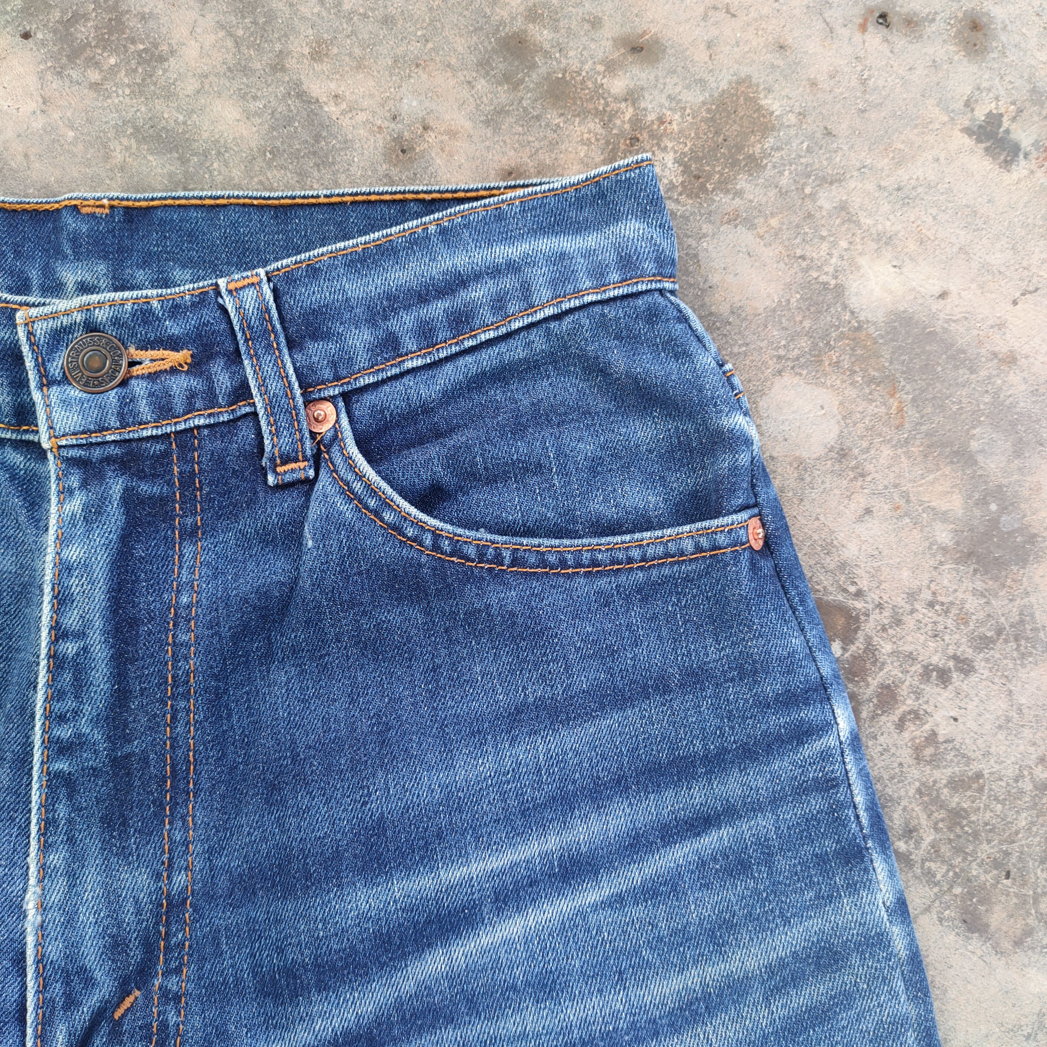 Levi's Vintage Clothing VINTAGE LEVI'S 854 ORANGE TAG JEAN DENIM PANTS Size US 27 - 7 Thumbnail