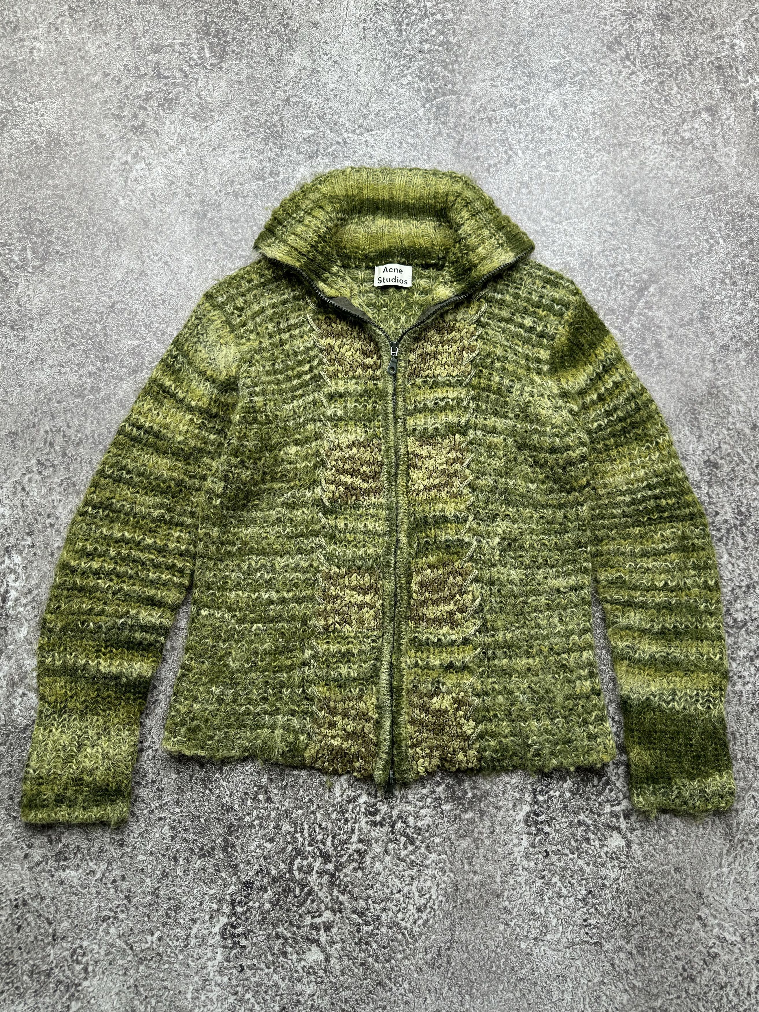 Acne Studios × Vintage Acne Studios Vintage Mohair Zip Cardigan Size M / US 6-8 / IT 42-44 - 1 Thumbnail