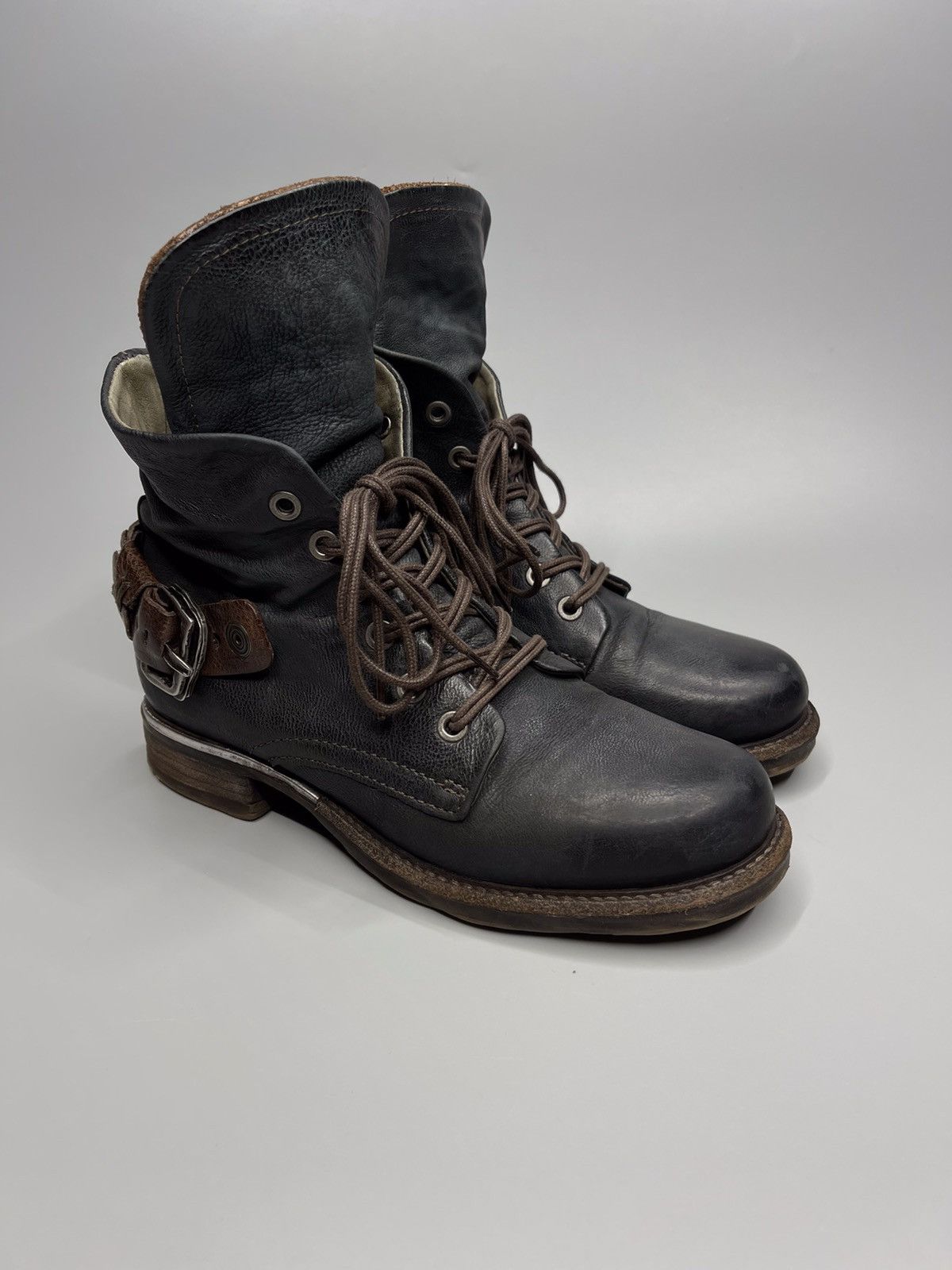 A.S 98 Boots Leather Style Rick Owens