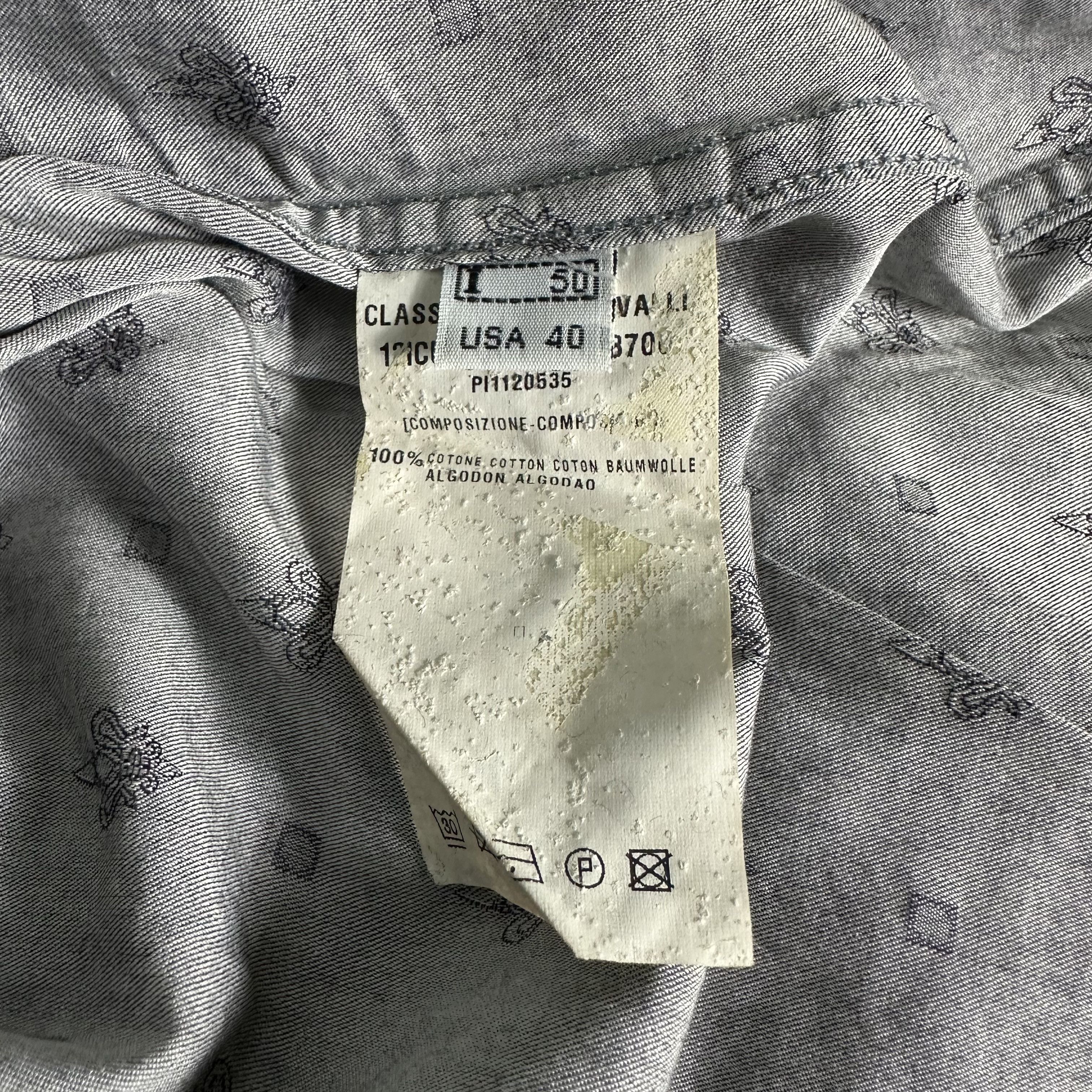 Roberto Cavalli 🔥RARE🔥Vintage Roberto Cavalli OVP Button Up Shirt Size US XXS / EU 40 - 8 Thumbnail