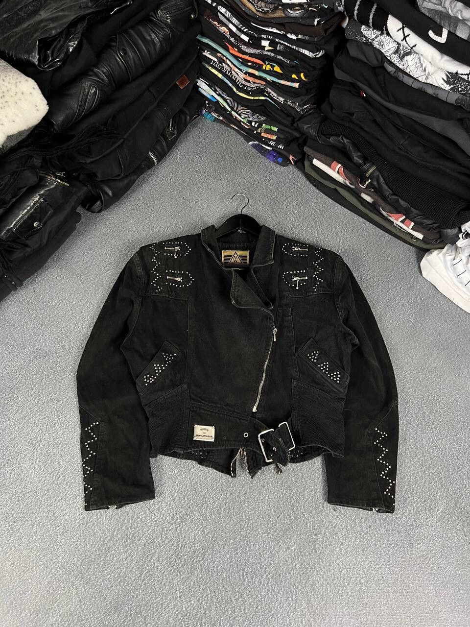 Vintage 00s Abstract Fit Denim jacket