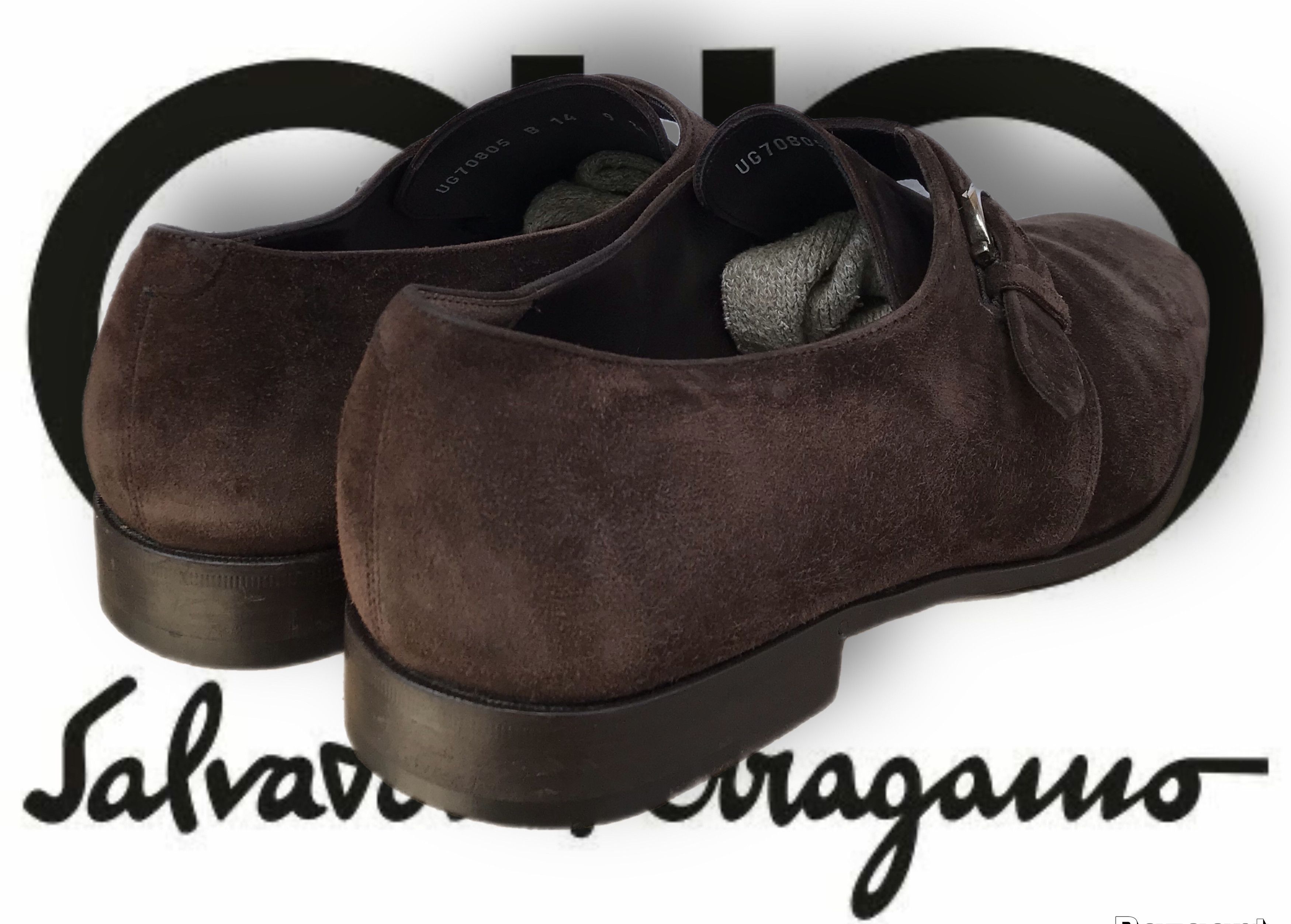 Salvatore Ferragamo Salvatore Ferragamo Dress Suede Single Monk Strap Loafer Size US 10 / EU 43 - 3 Thumbnail
