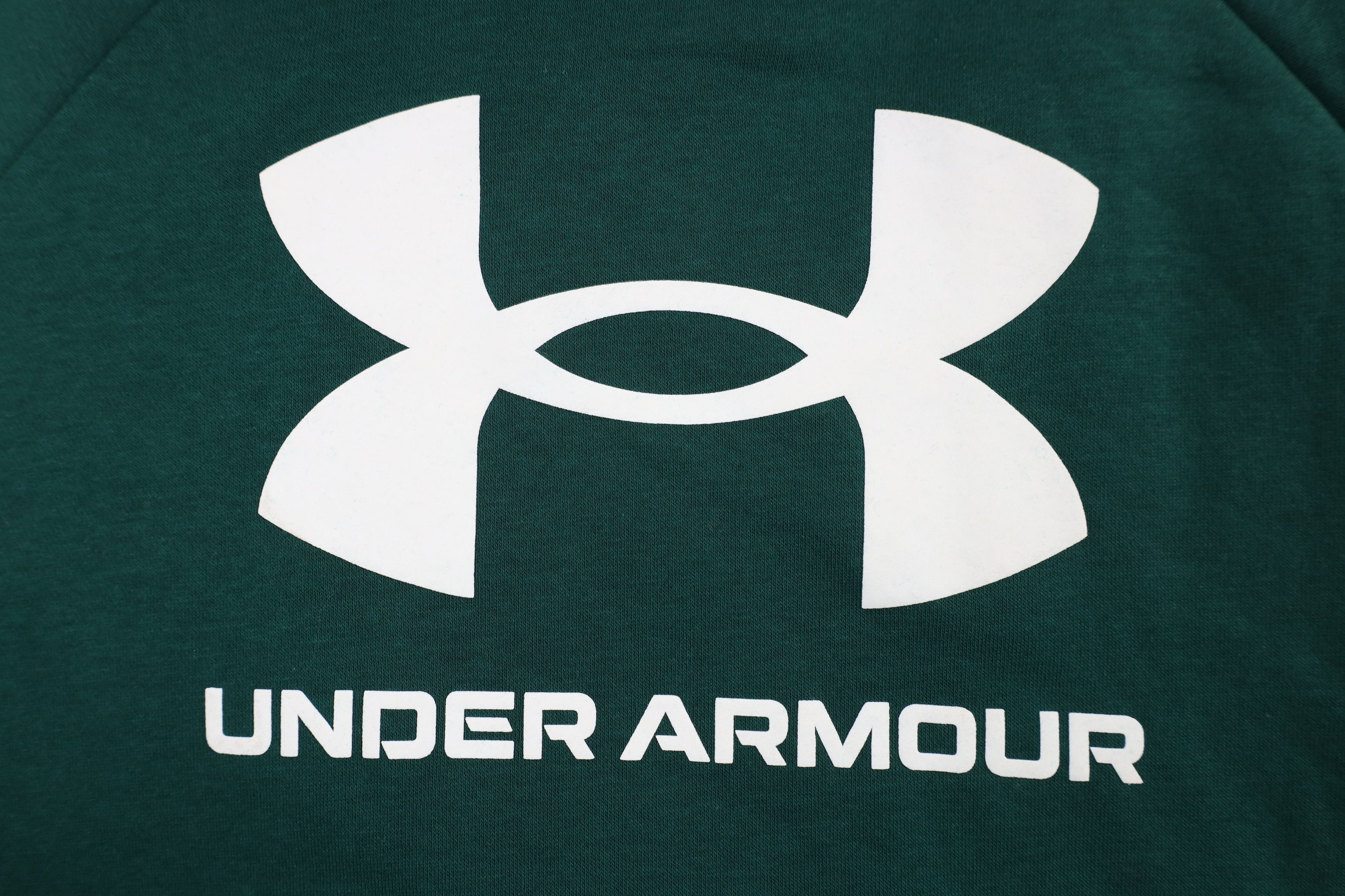 Under Armour × Vintage New Under Armour Big Logo Rival Fleece Hoodie Sweatshirt Size S / US 4 / IT 40 - 7 Thumbnail