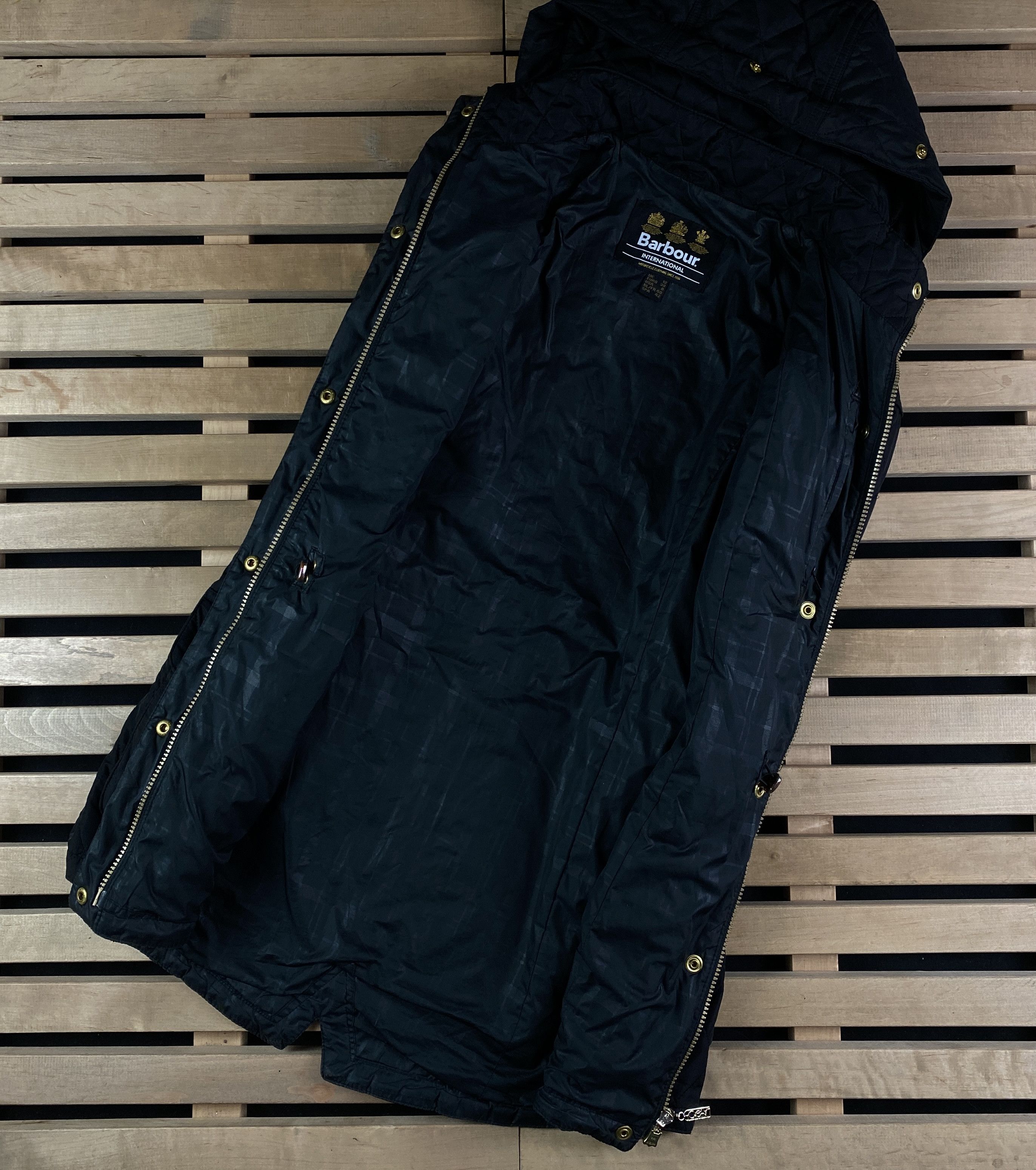 Barbour Women’s Quilted Coat Jacket Barbour International Size US 8 Size M / US 6-8 / IT 42-44 - 4 Thumbnail