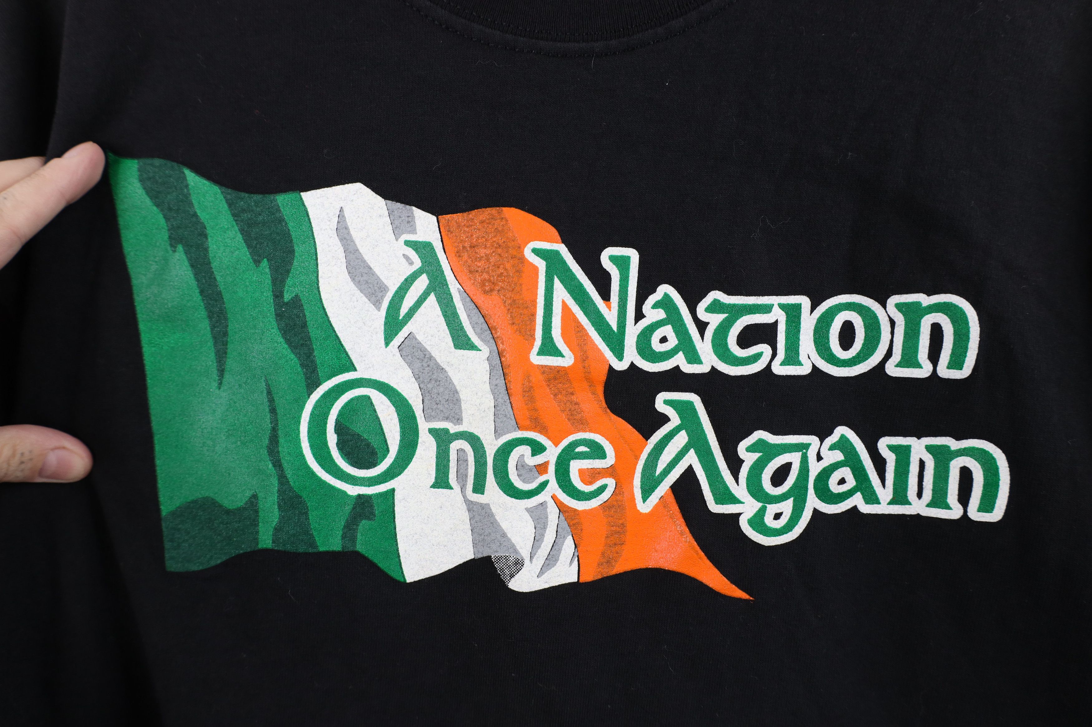 Vintage Vintage The Dubliners A Nation Once Again Band T-Shirt Black Size US L / EU 52-54 / 3 - 4 Thumbnail