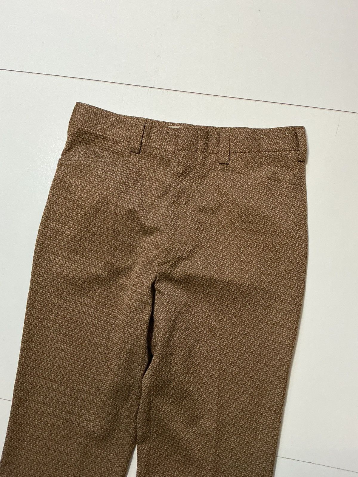 Vintage Vintage 70s Mod Groovy Flare Leisure Disco Polyester Pants Size US 34 / EU 50 - 4 Thumbnail