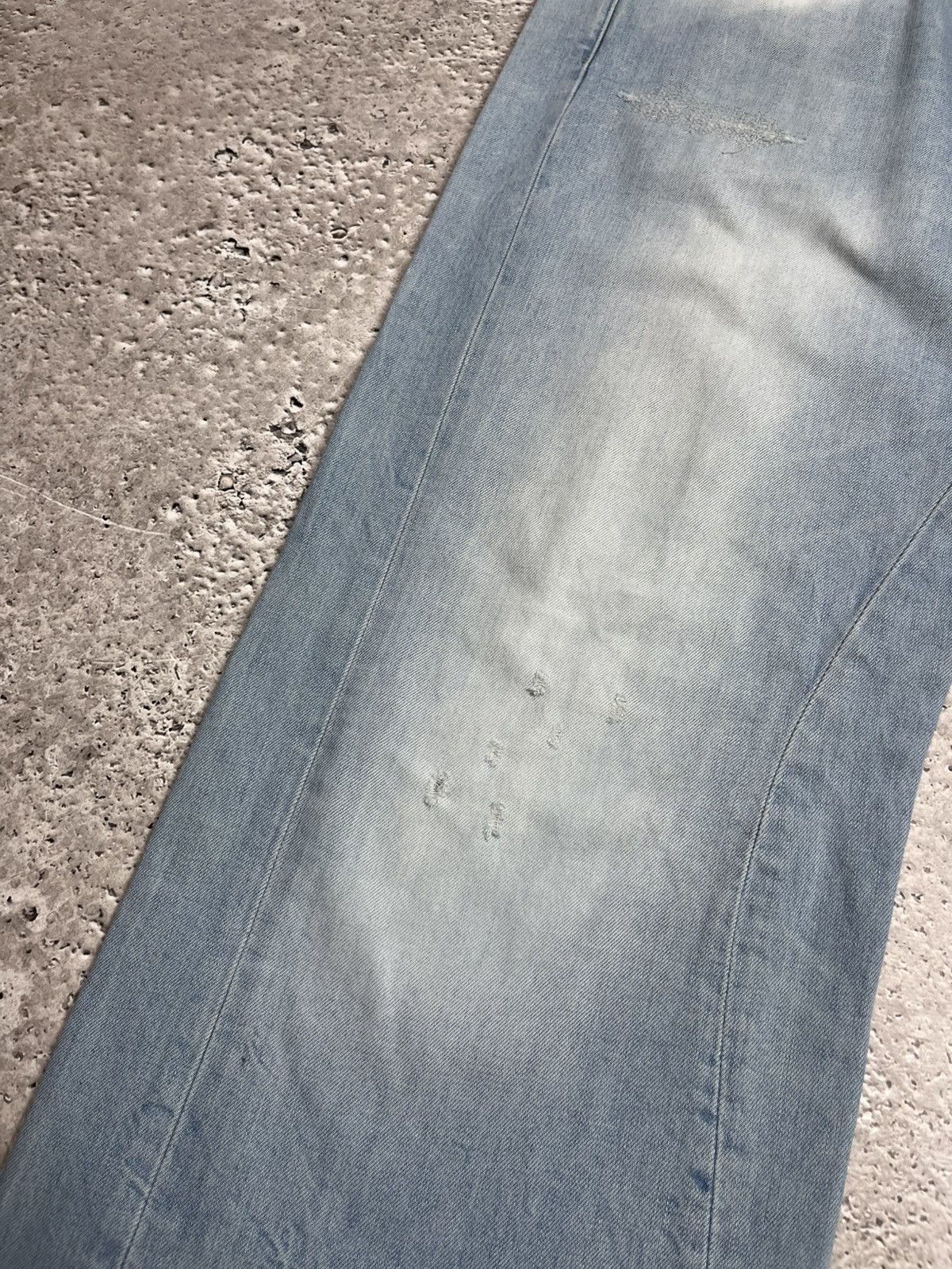 G-Star G-Star RAW Baggy Light Wash Distressed Jeans Men’s Size US 36 / EU 52 - 15 Thumbnail