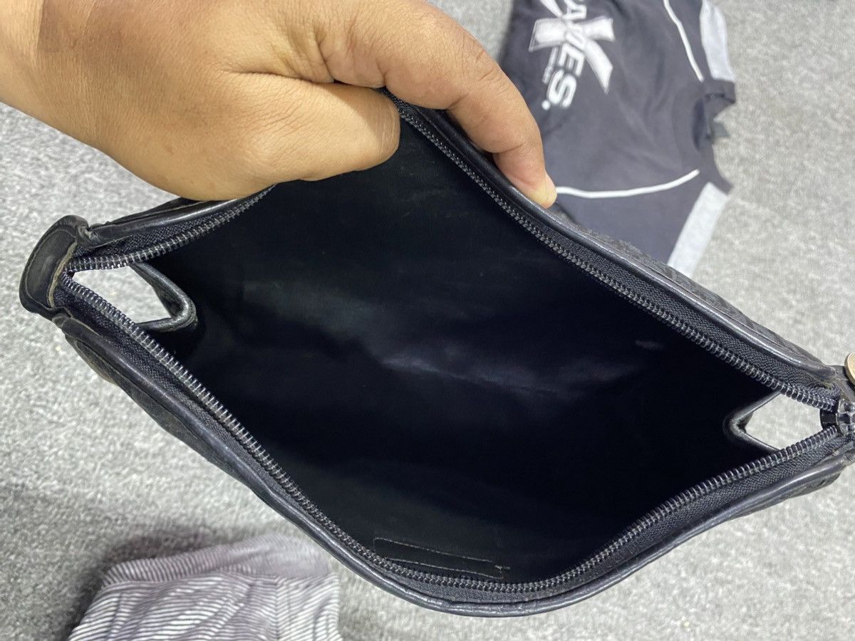 Dior Vintage Christian Dior Black Oblique Monogram Travel Pouch Size ONE SIZE - 10 Thumbnail