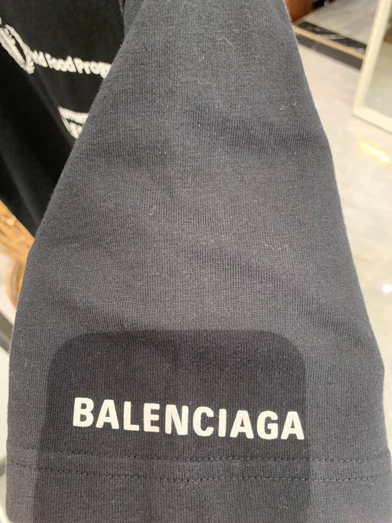 Balenciaga BALENCIAGA Black T-shirt Size US M / EU 48-50 / 2 - 5 Thumbnail